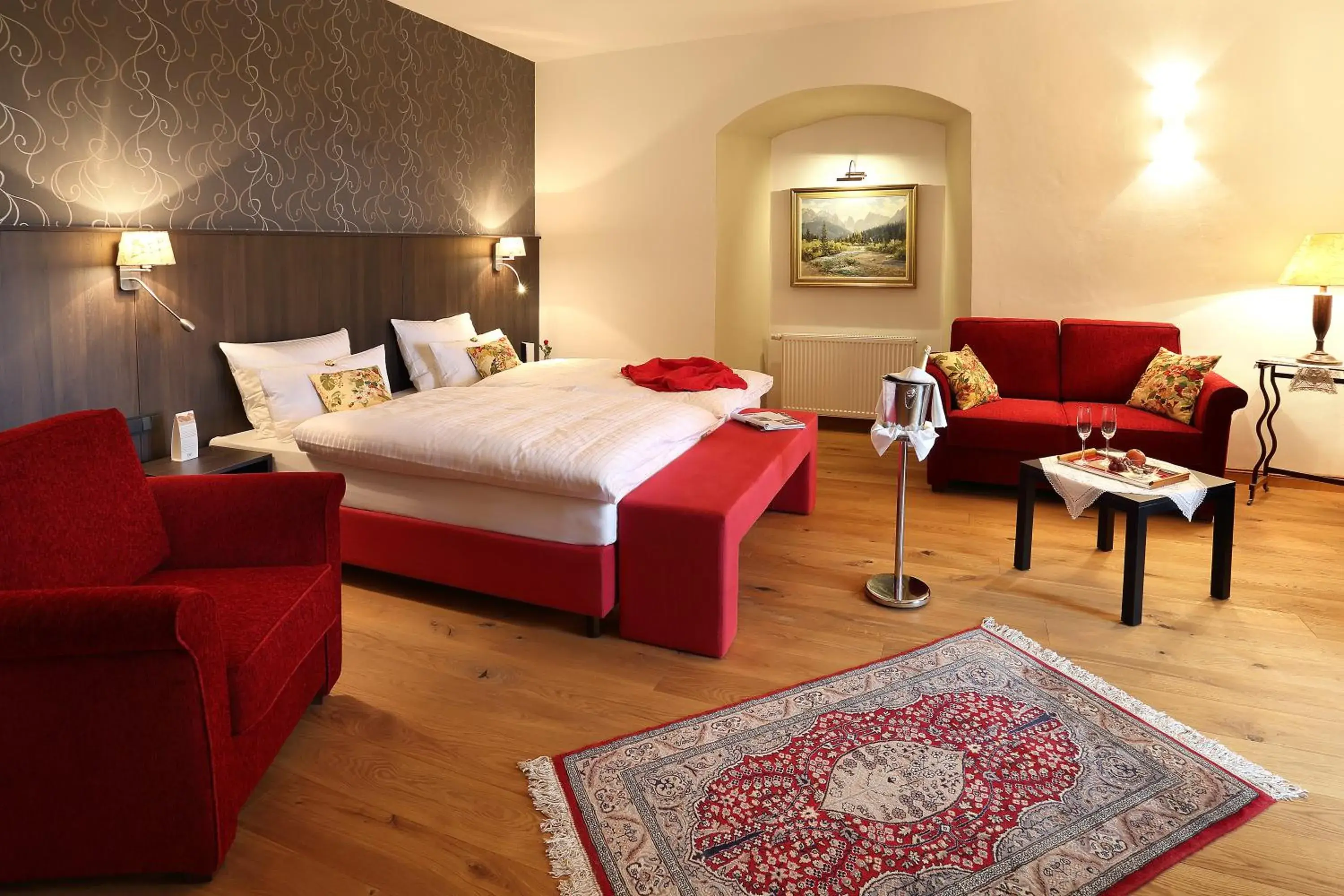 Superior King Room in Hotel Garni Schloß Schönberg Superior King Room in Hotel Garni Schloß Schönberg