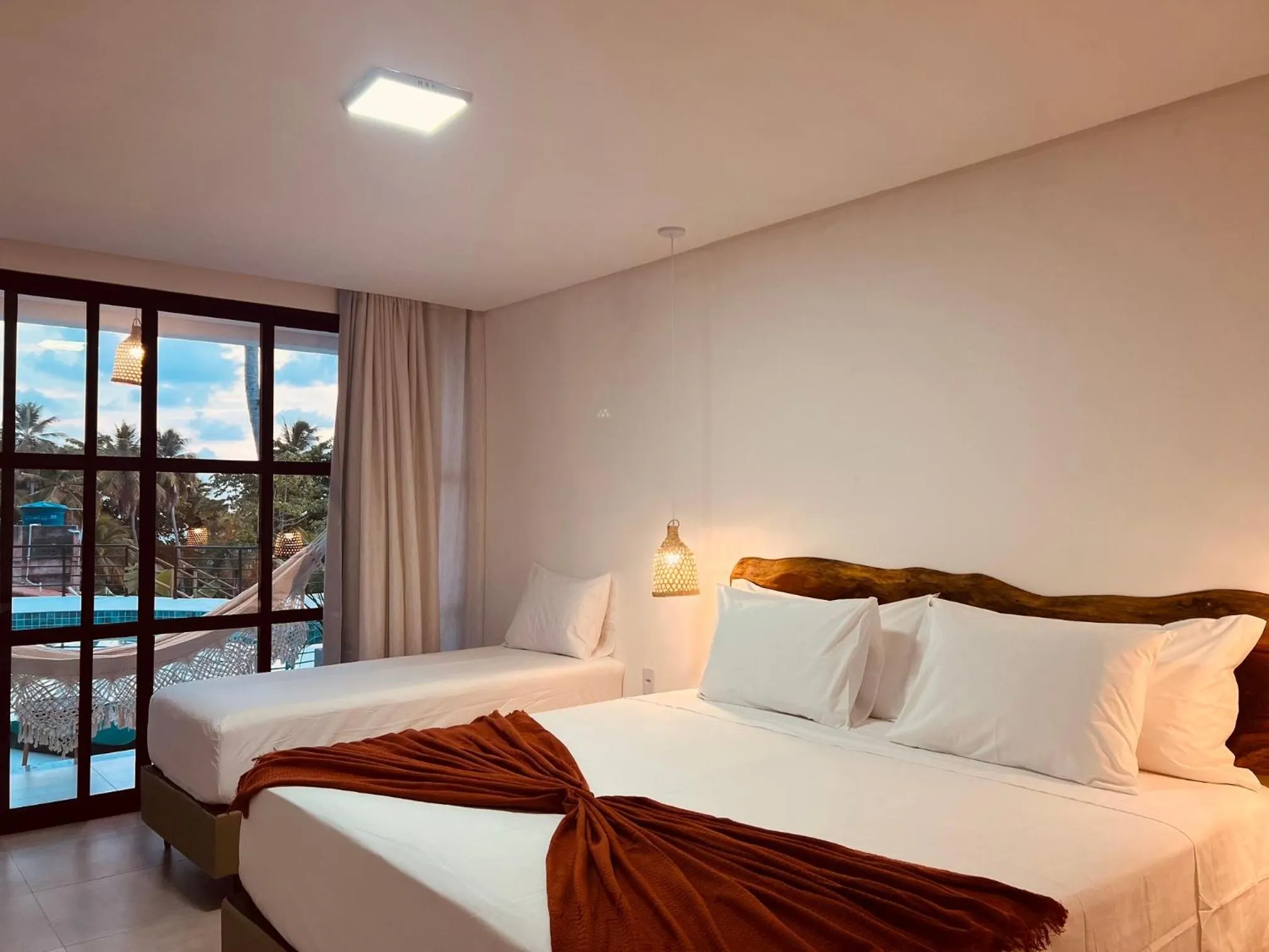 Bedroom, Bed in Milie Lounge Pousada