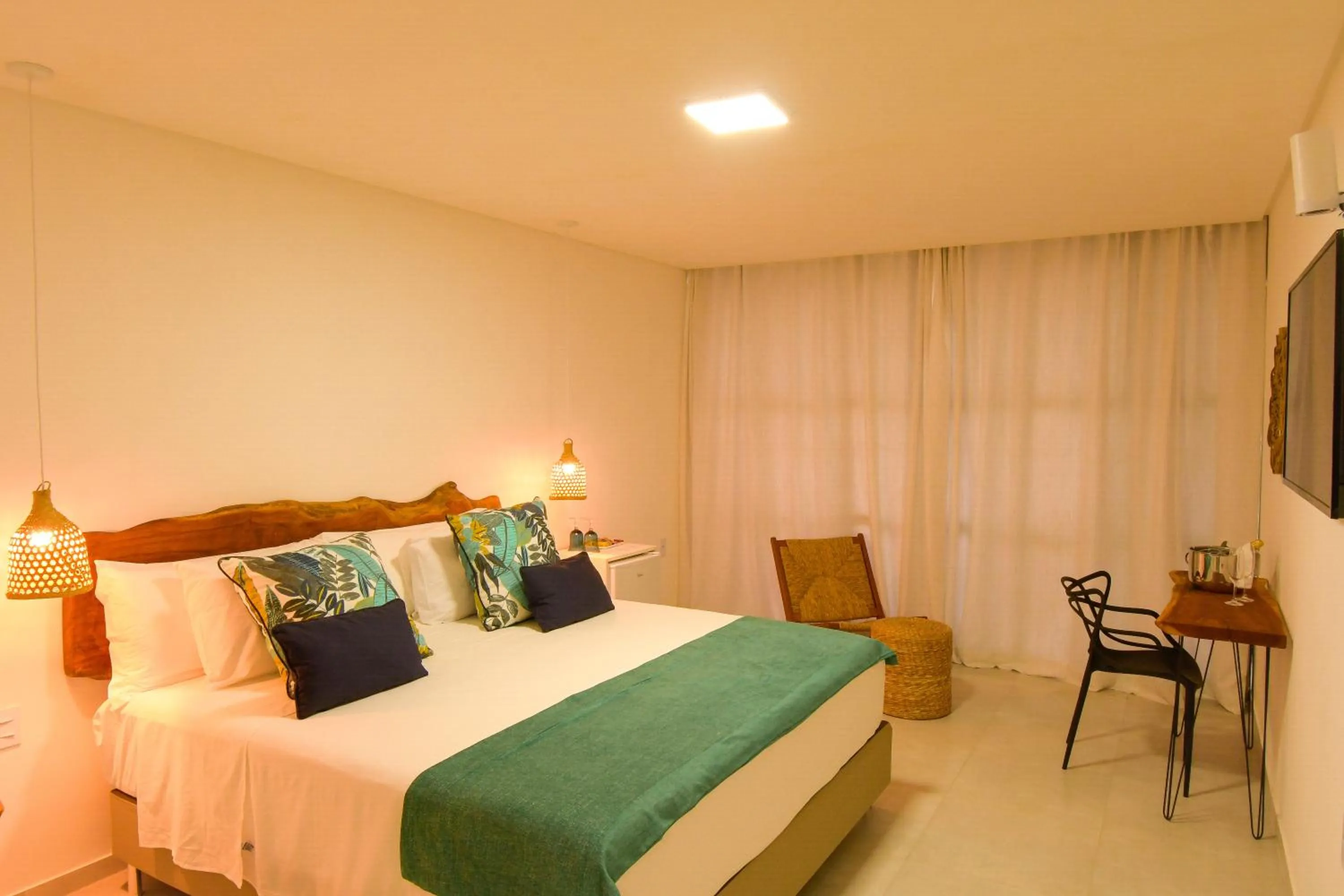 Bedroom, Bed in Milie Lounge Pousada