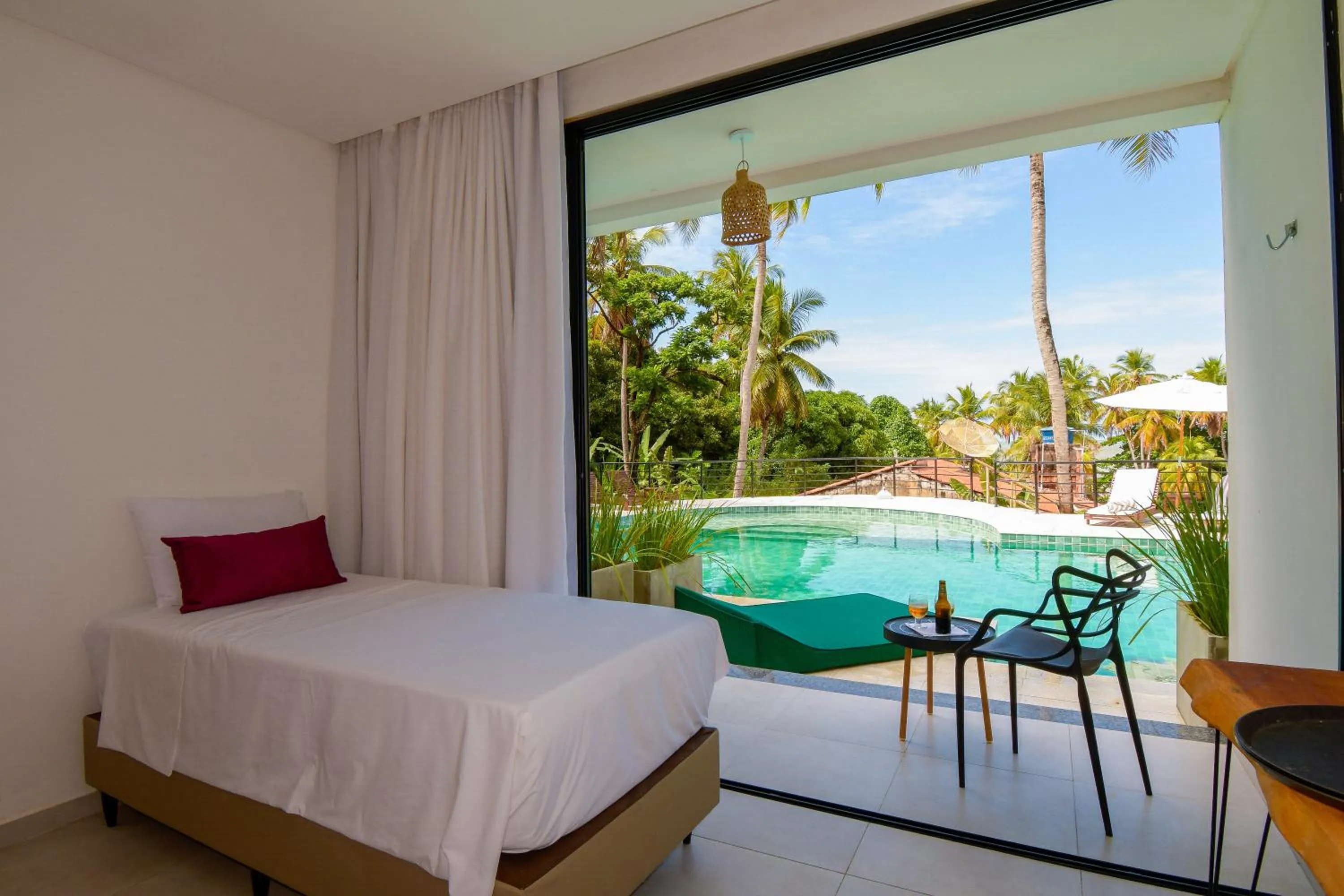 Bedroom, Bed in Milie Lounge Pousada