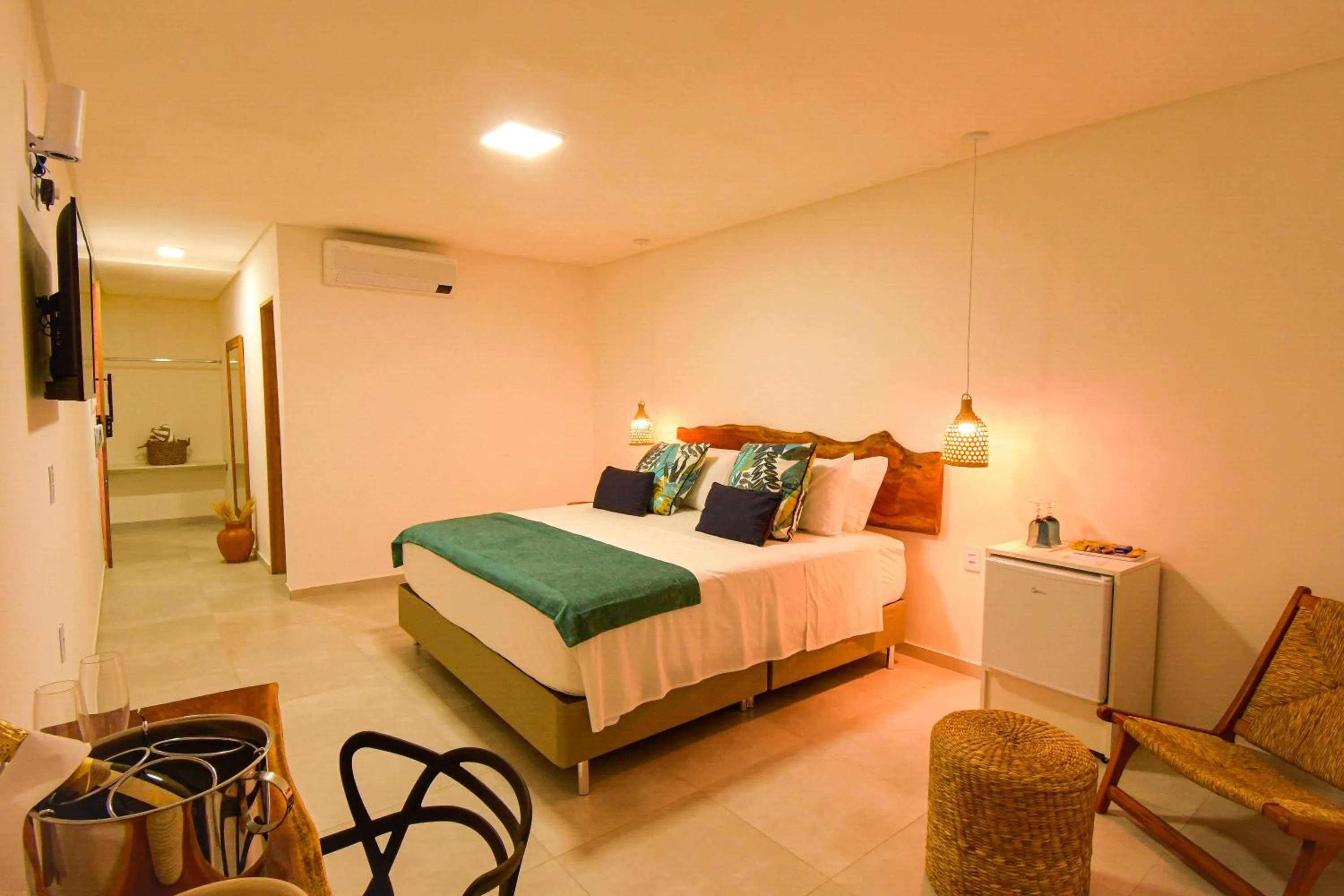 Bedroom, Bed in Milie Lounge Pousada