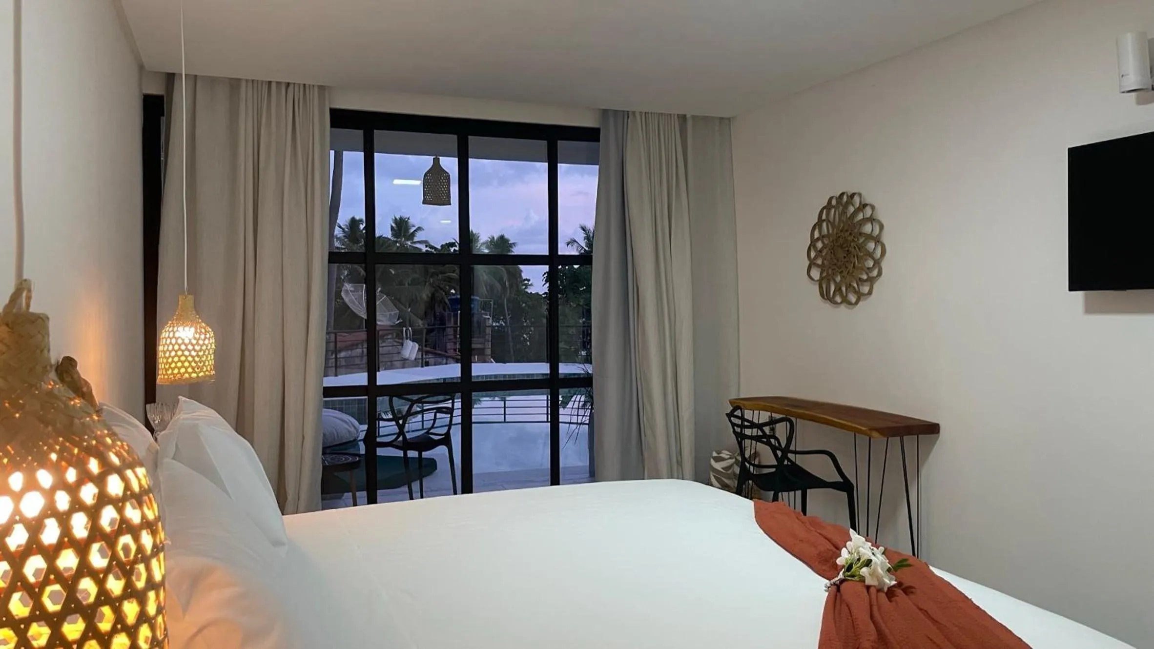 Bedroom, Bed in Milie Lounge Pousada