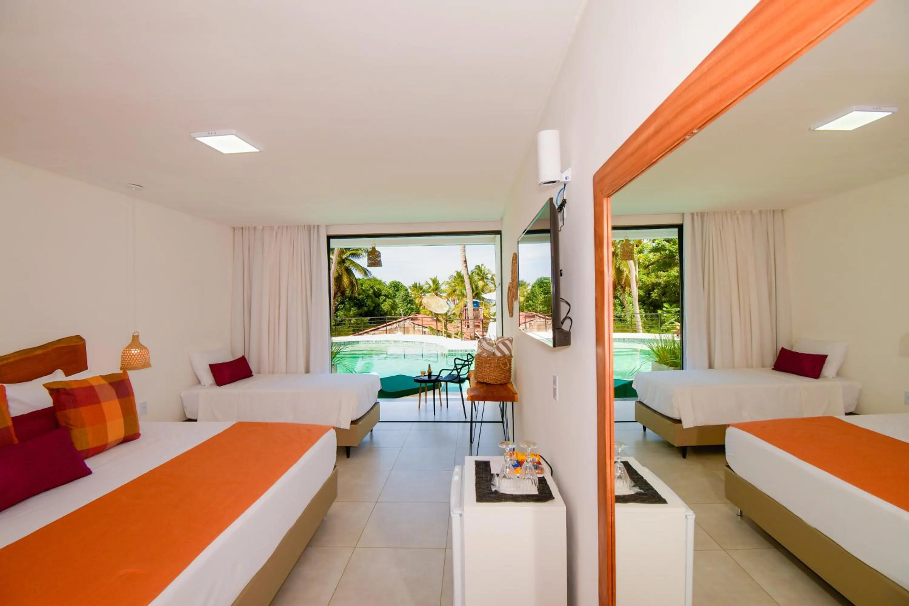 Bedroom, Bed in Milie Lounge Pousada