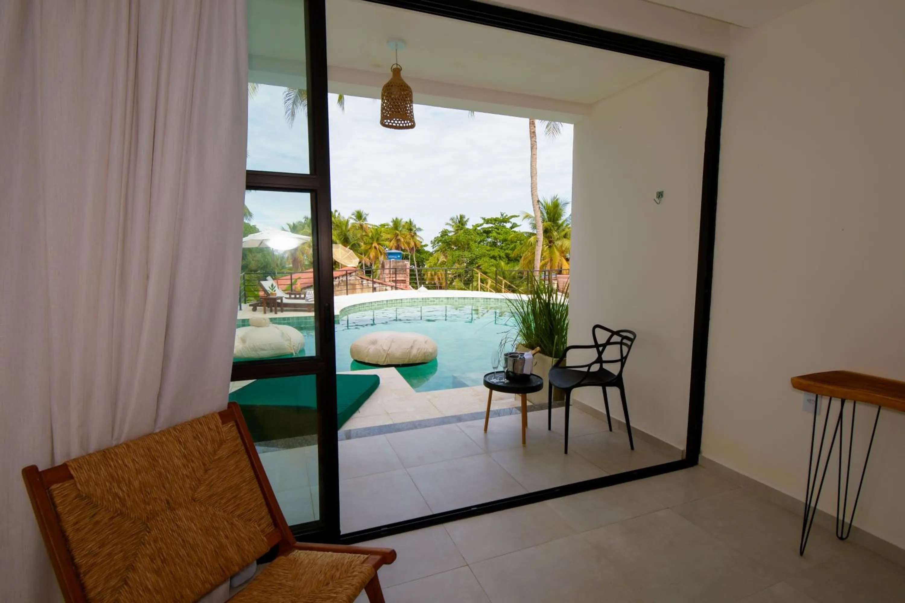 Balcony/Terrace in Milie Lounge Pousada