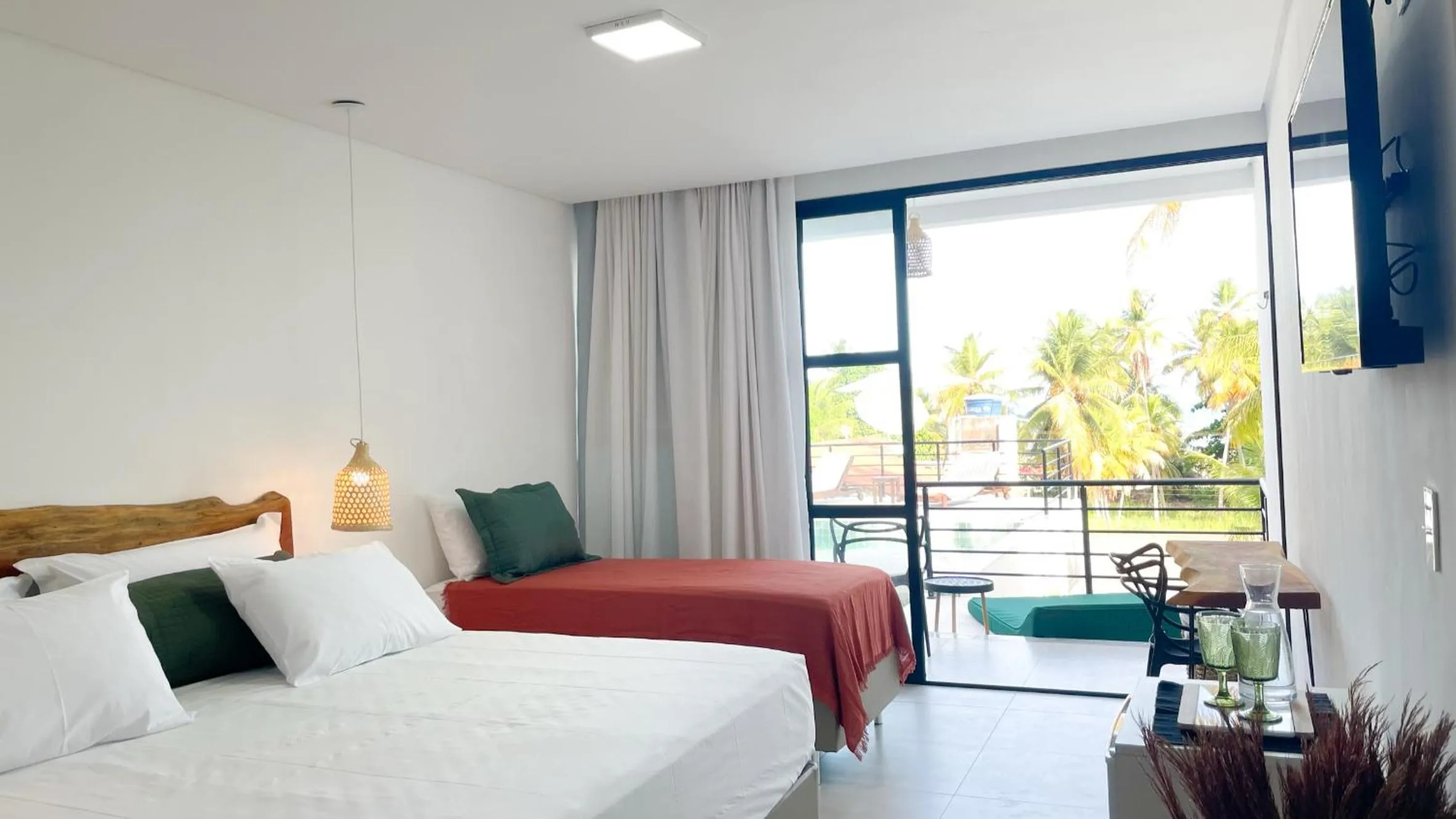 Bedroom, Bed in Milie Lounge Pousada