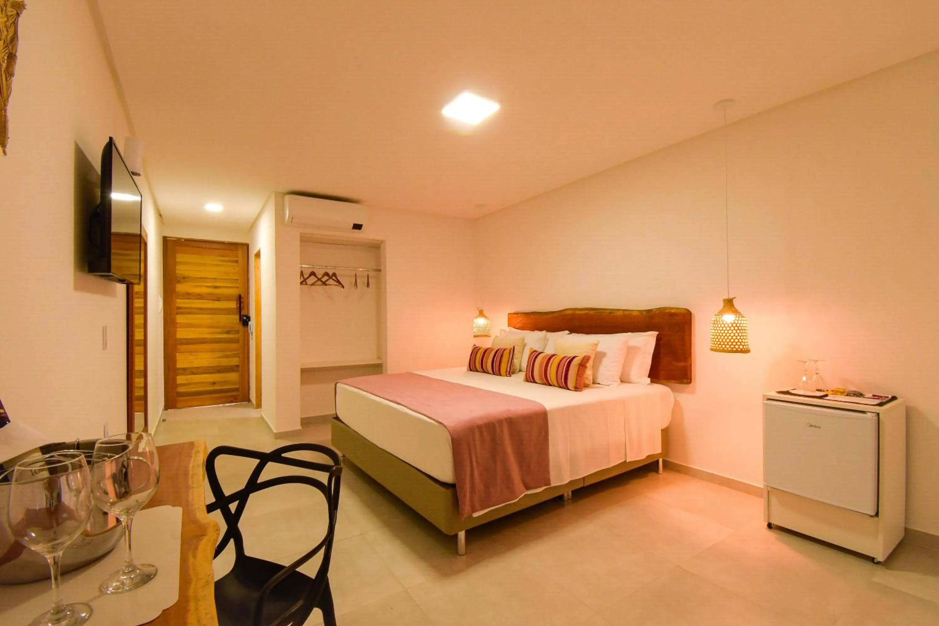 Bedroom, Bed in Milie Lounge Pousada