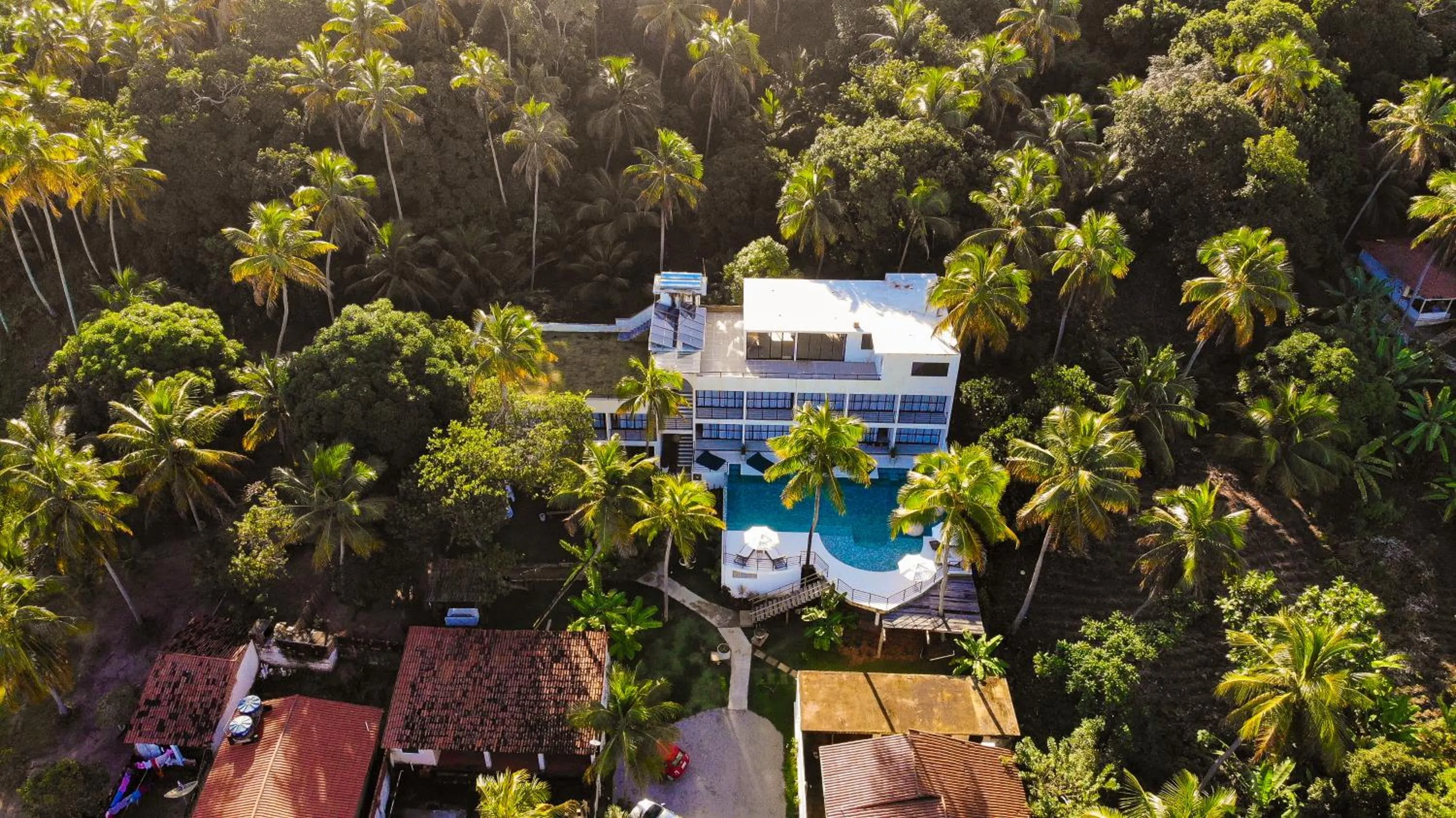 Property building in Milie Lounge Pousada