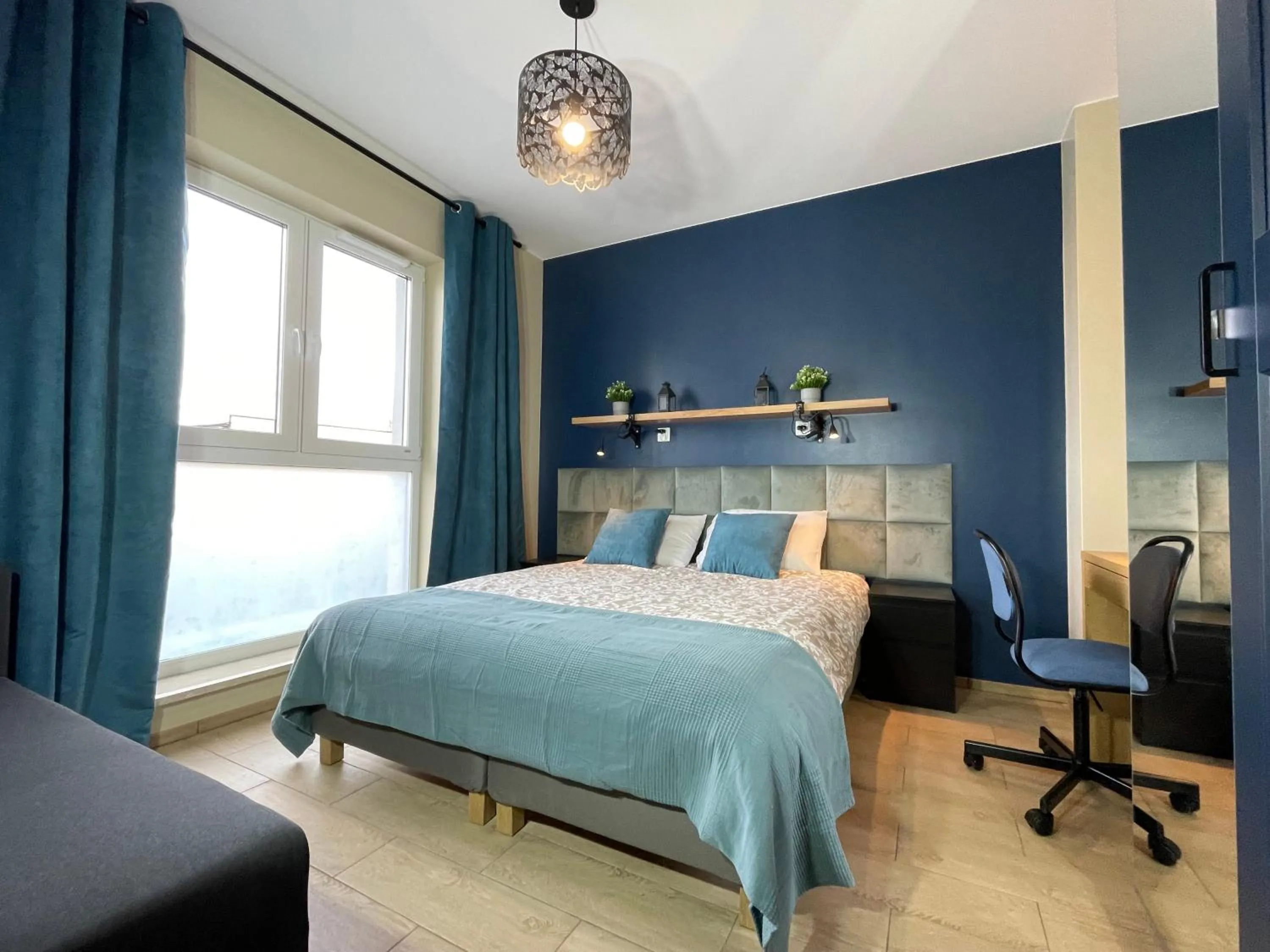 Bedroom, Bed in Superior Baltea 3 rooms, 2 bedrooms, Beach 800m, Air Condition!