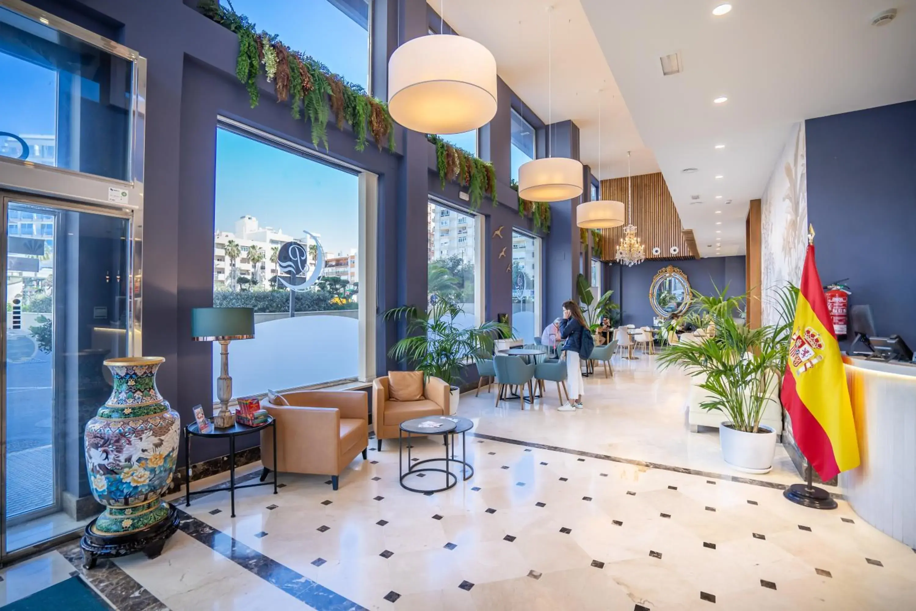 Lobby or reception in Hotel Spa Cádiz Plaza Lobby or reception in Hotel Spa Cádiz Plaza