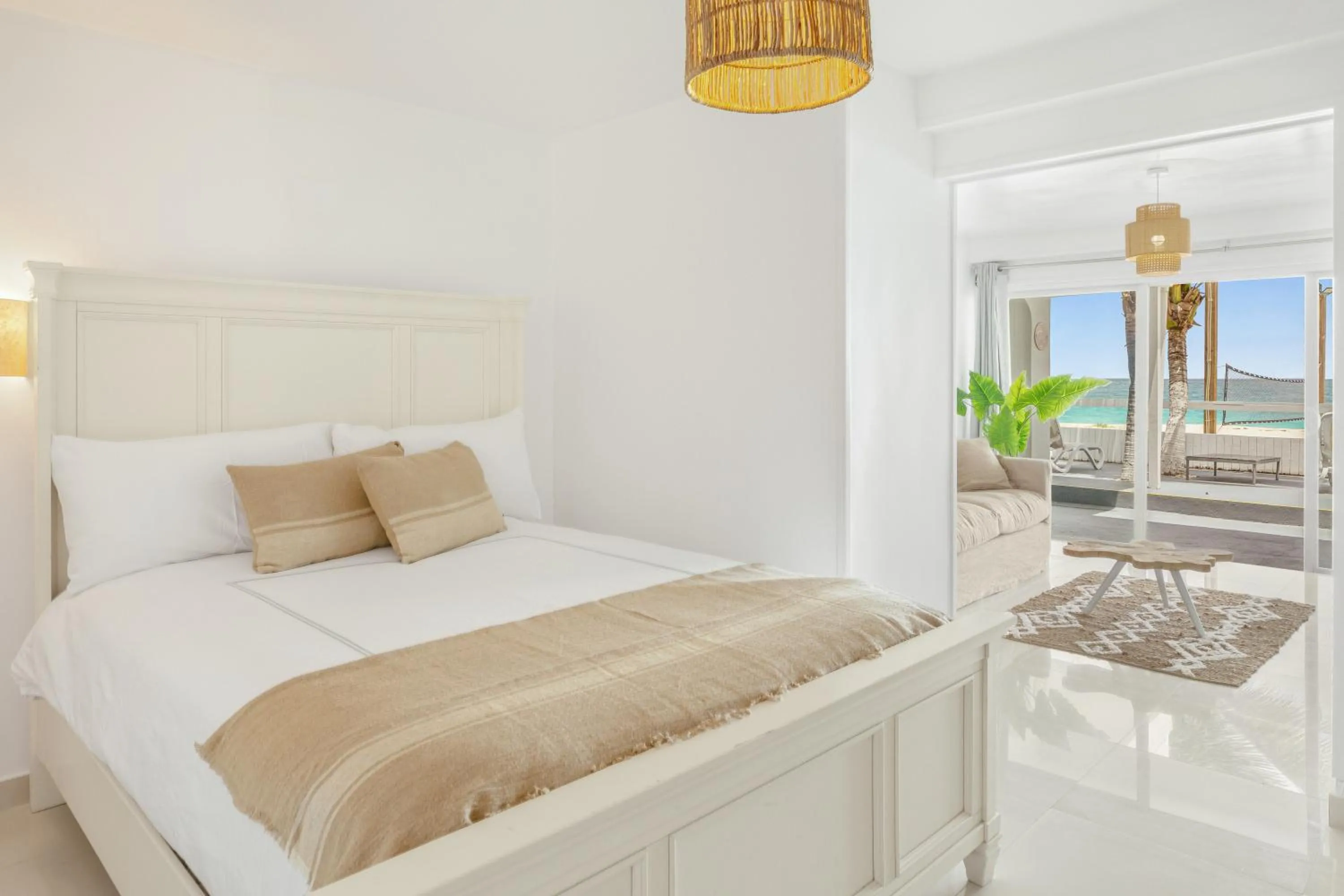 Bed in CocoVaa Beach Boutique Hotel