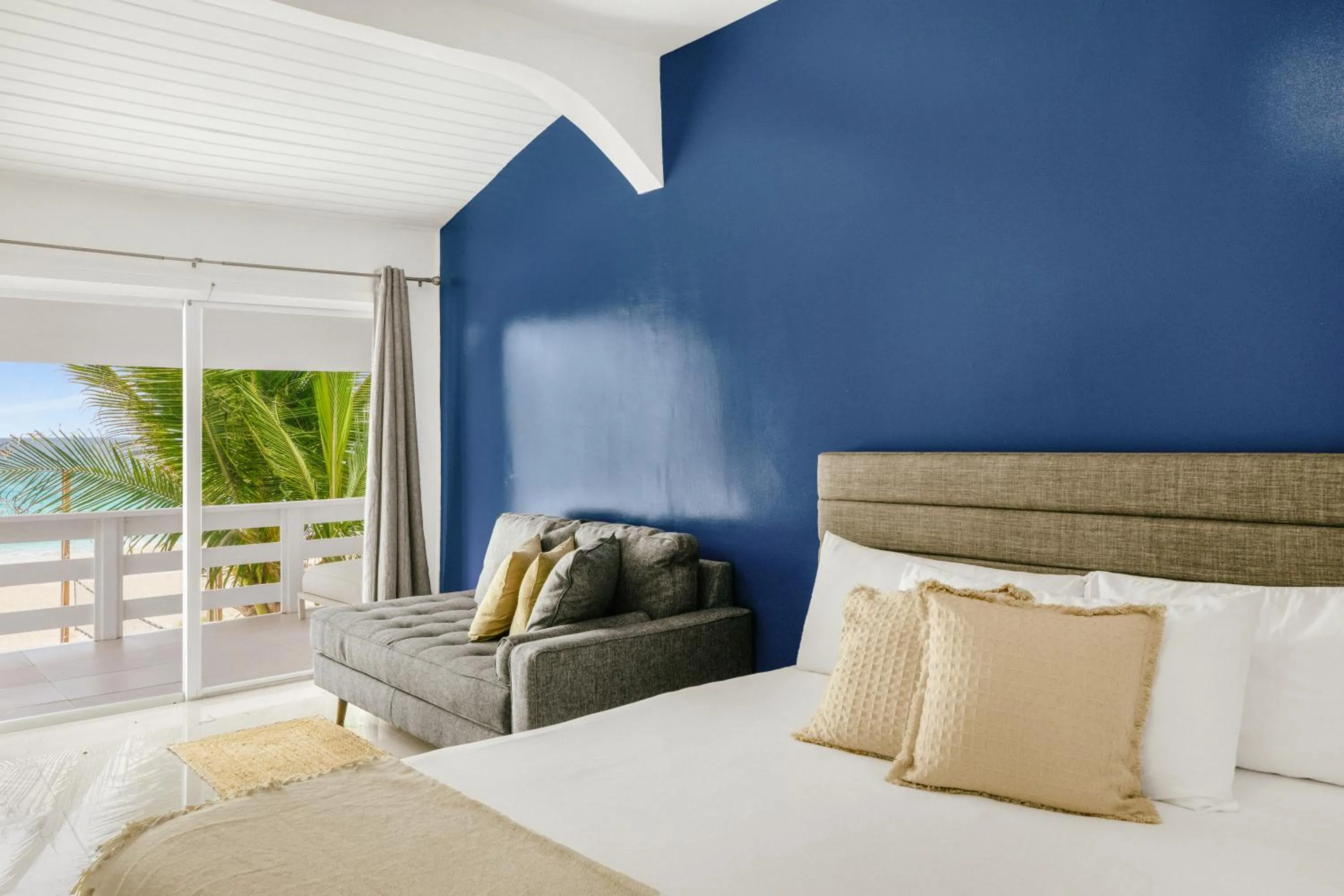 Bed in CocoVaa Beach Boutique Hotel