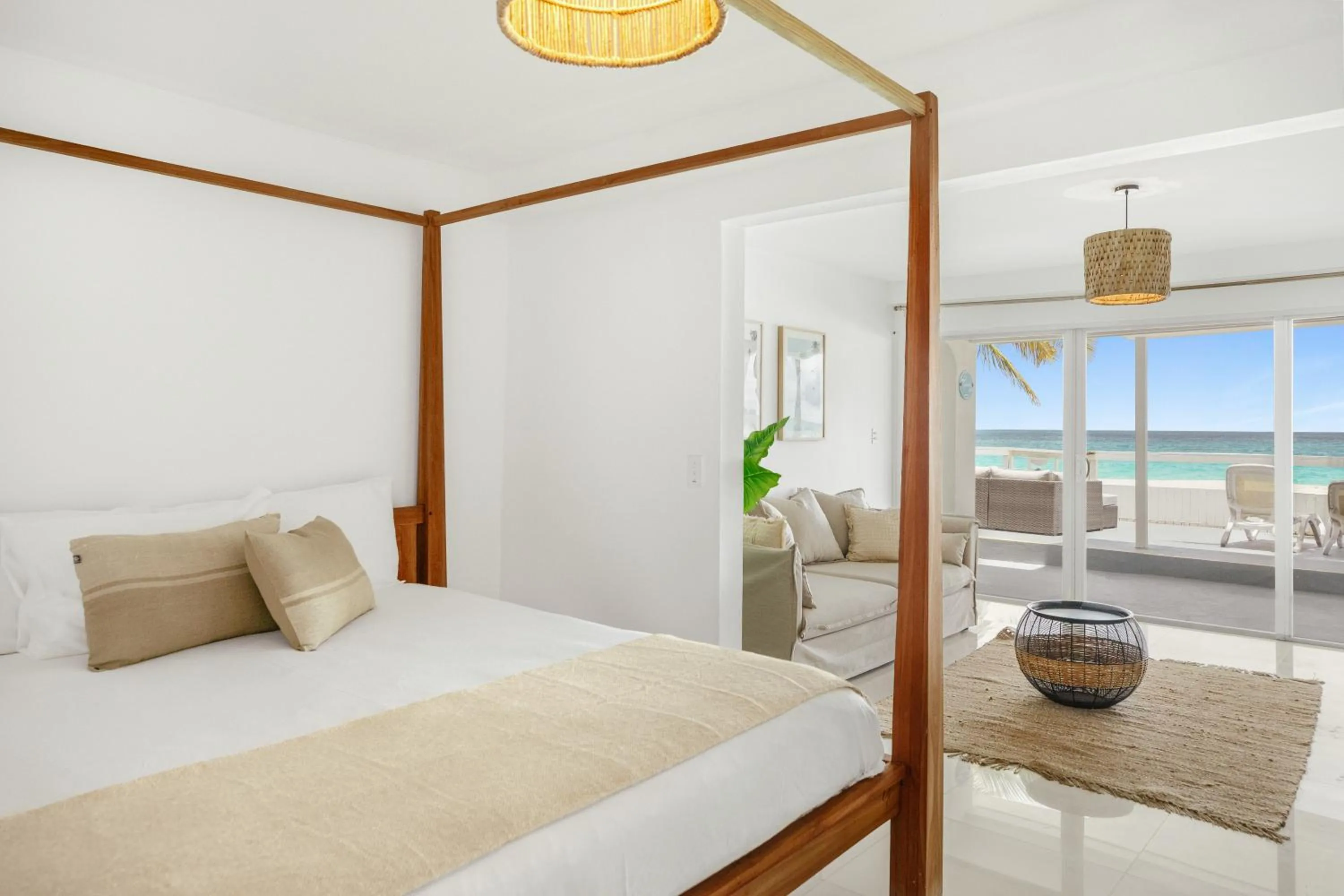 Bed in CocoVaa Beach Boutique Hotel