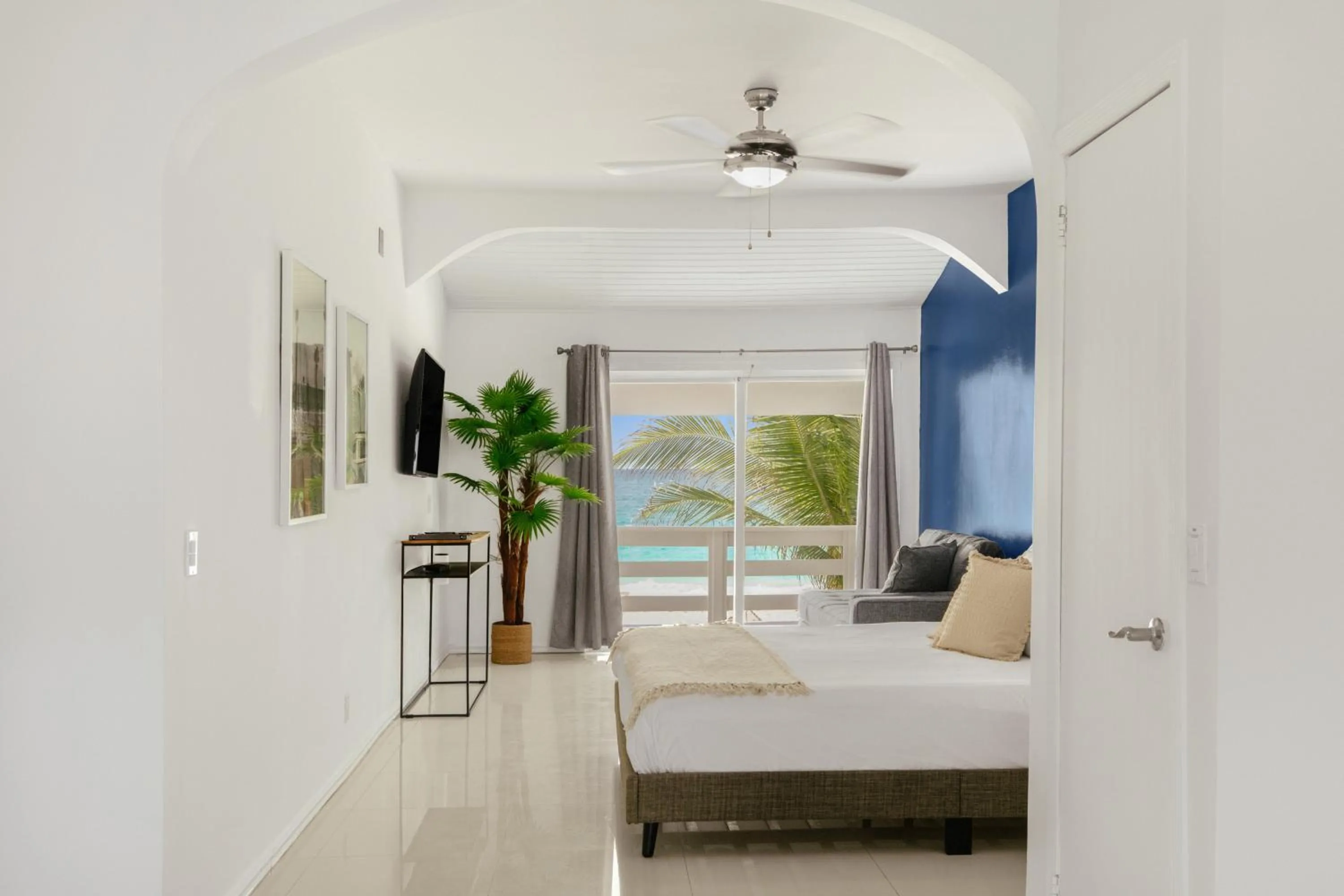 Bed in CocoVaa Beach Boutique Hotel