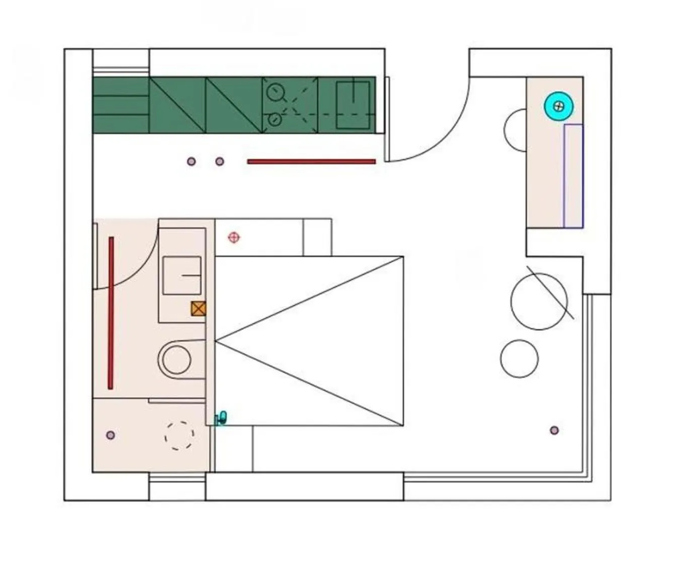 Floor plan in Neo Suites