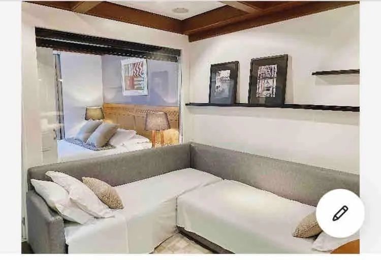 Bed in Luxuoso Studio 2007 Laje de Pedra Gramado Canela