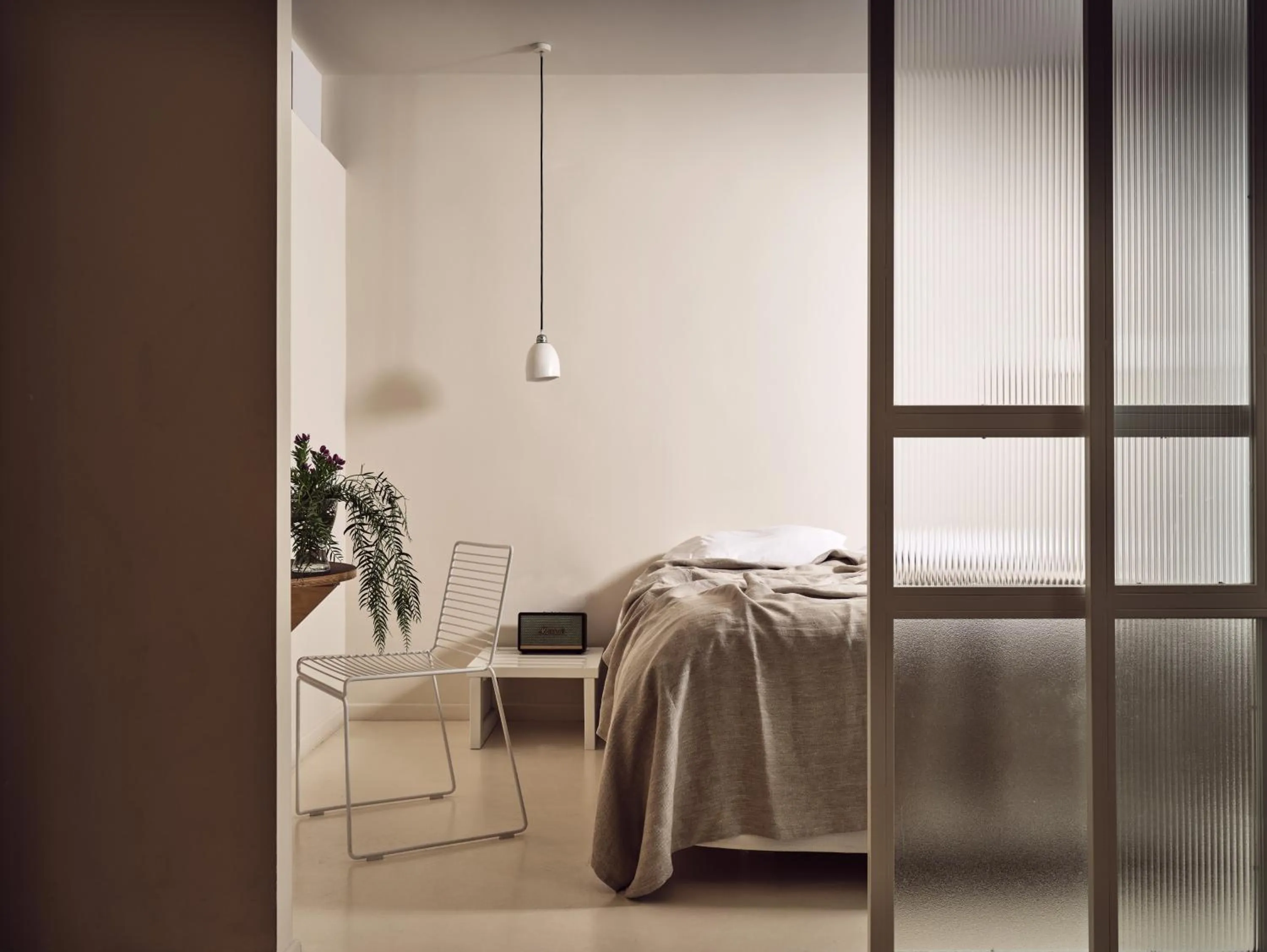 Bedroom, Bed in Ekies All Senses Resort, a Member of Design Hotels