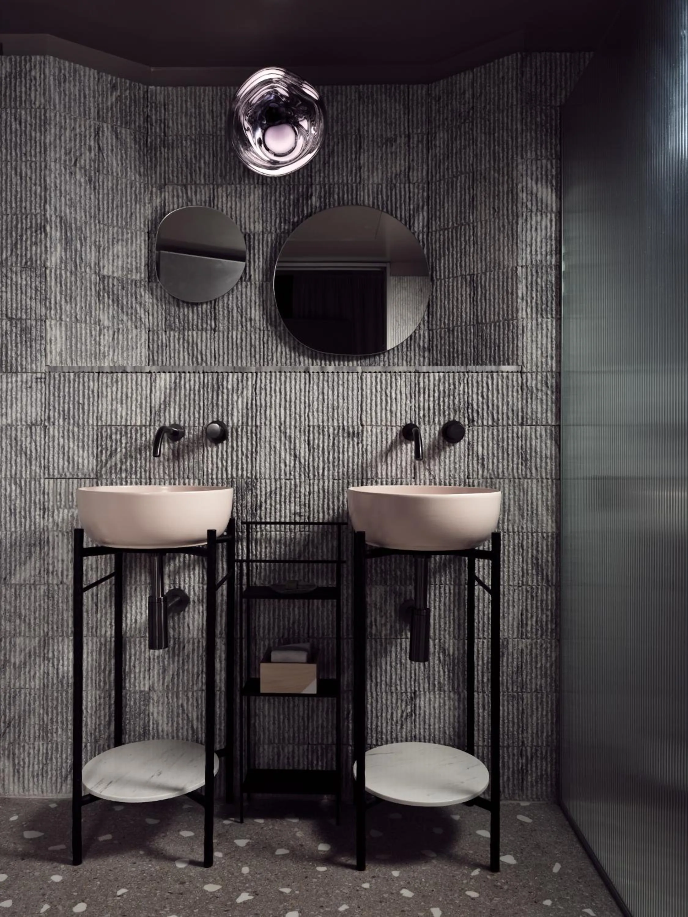 Bathroom in Ekies All Senses Resort, a Member of Design Hotels