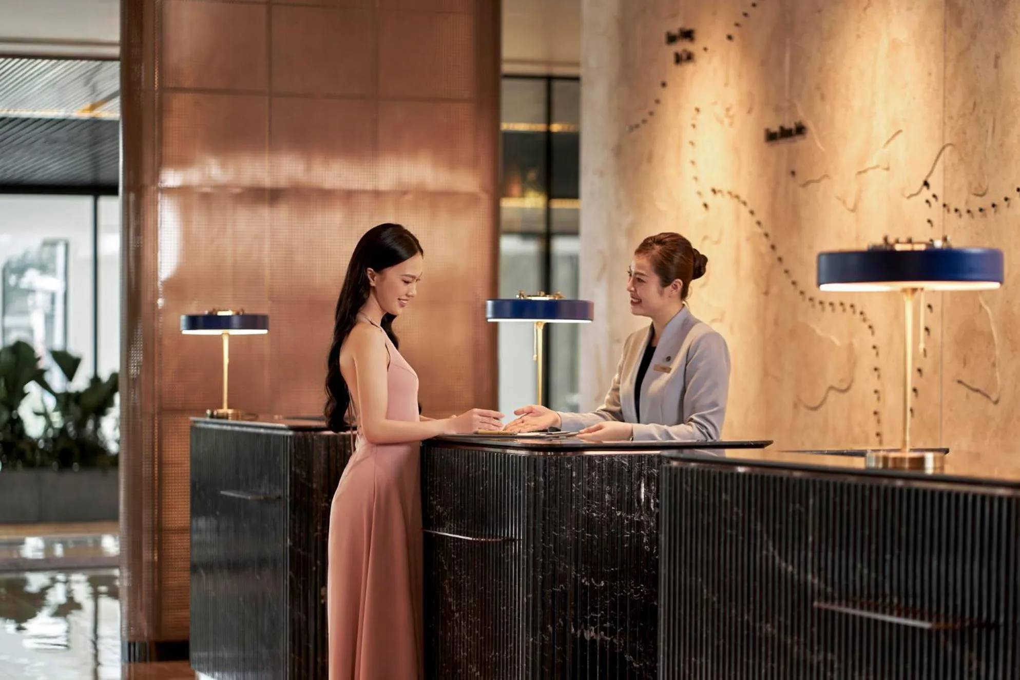 Lobby or reception in The Yacht Hotel by DC