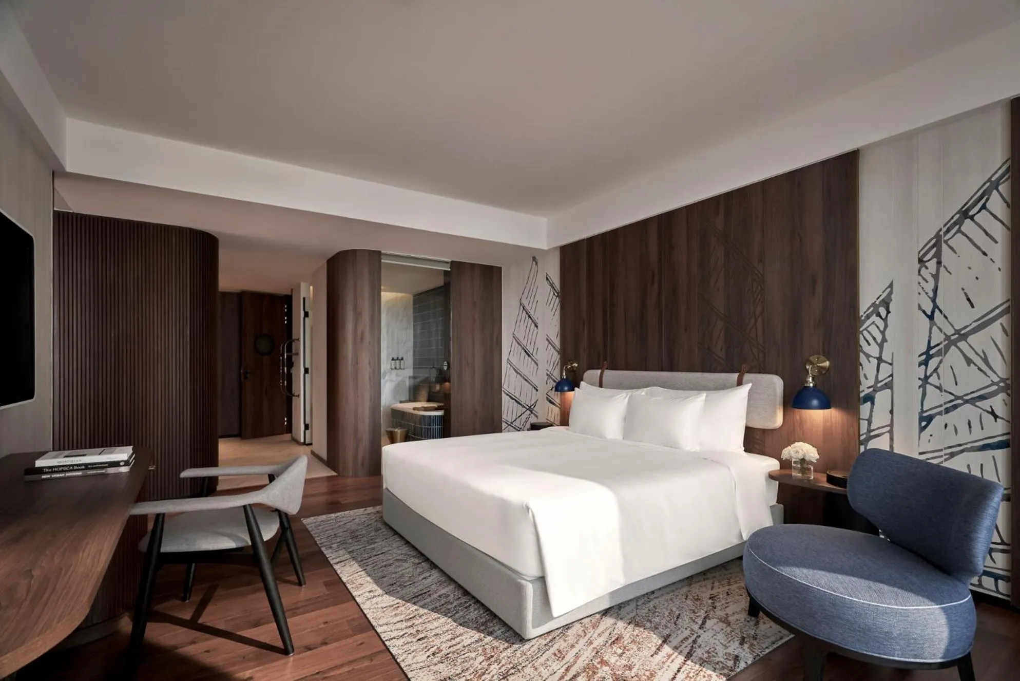 Bed in The Yacht Hotel by DC