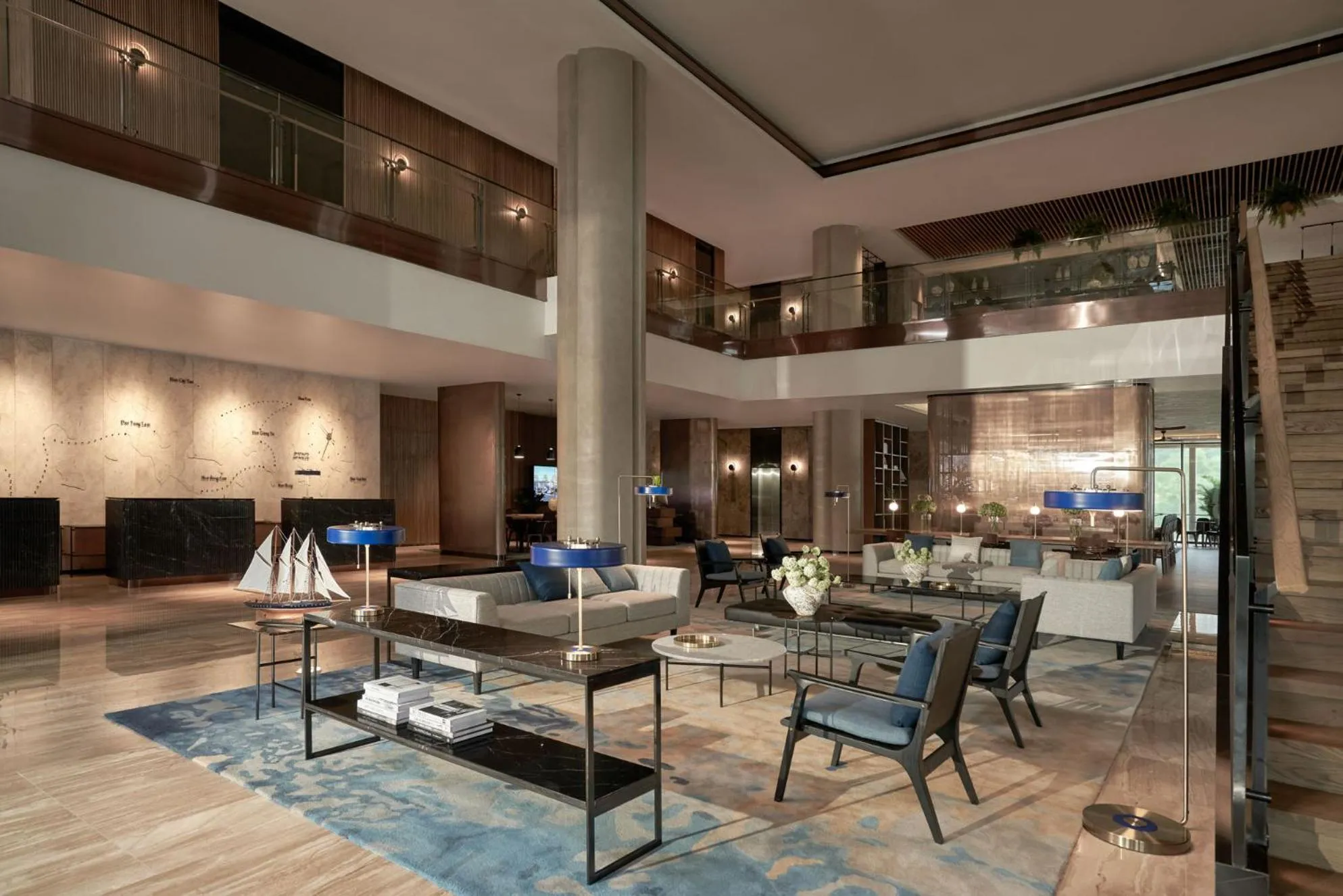 Lobby or reception in The Yacht Hotel by DC