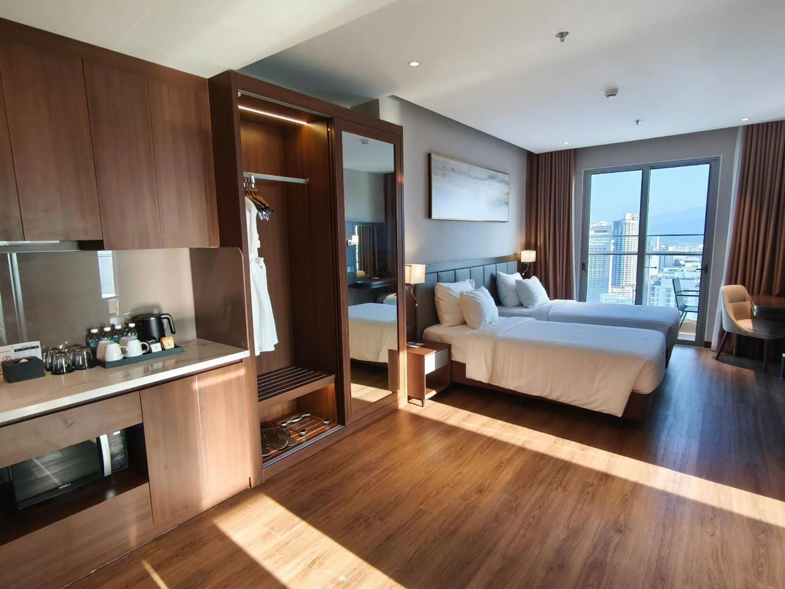 Bed in Annova Nha Trang Hotel