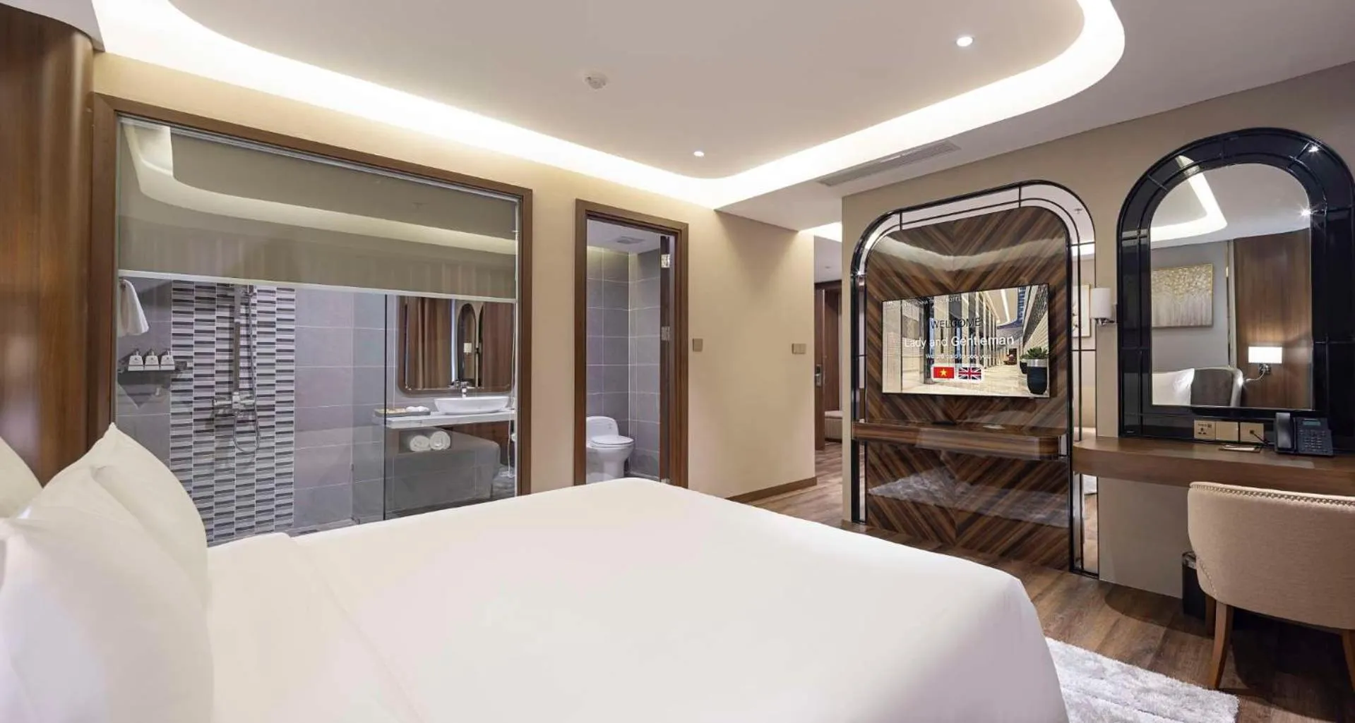 Bed in Annova Nha Trang Hotel