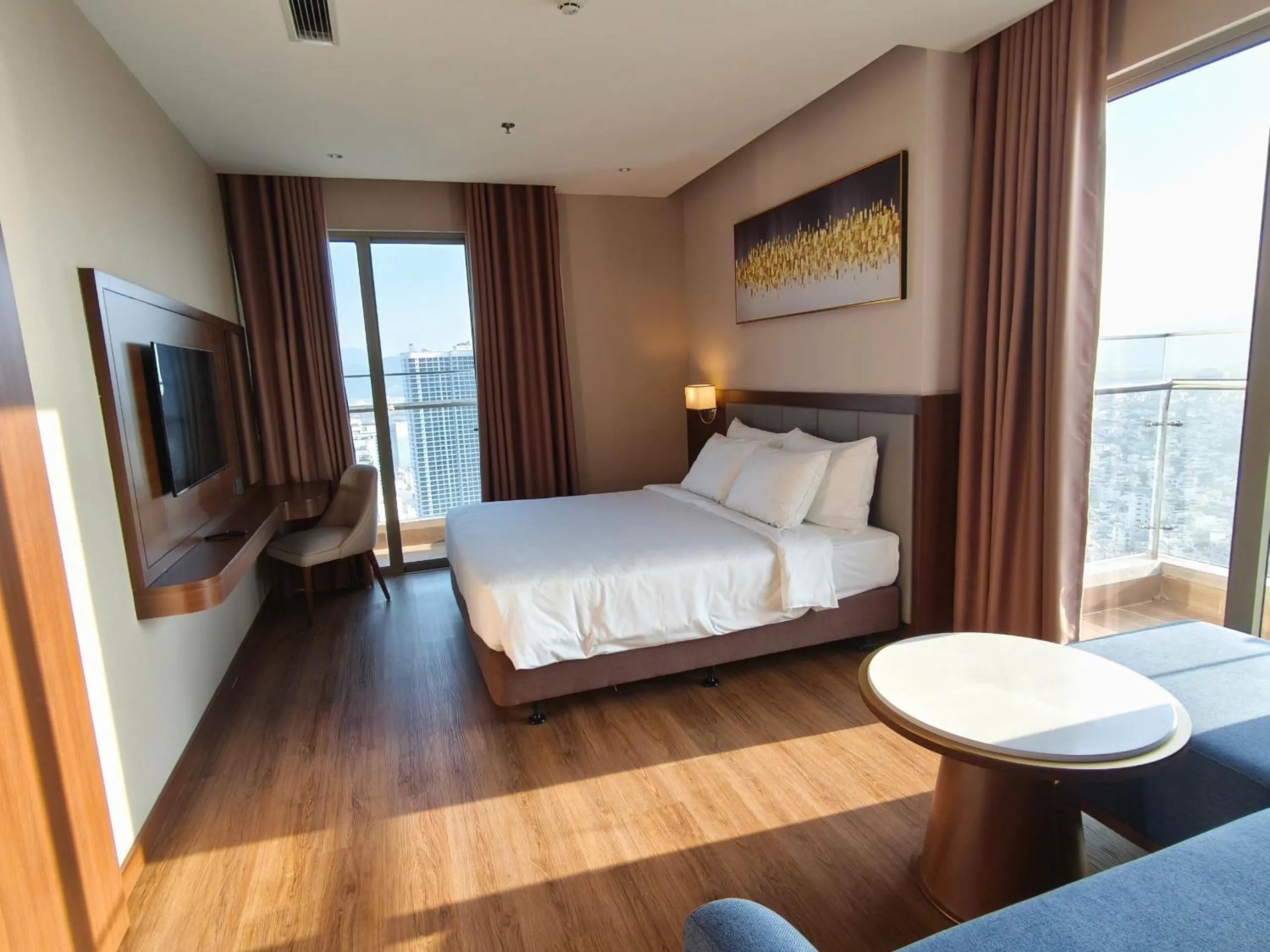 Bed in Annova Nha Trang Hotel