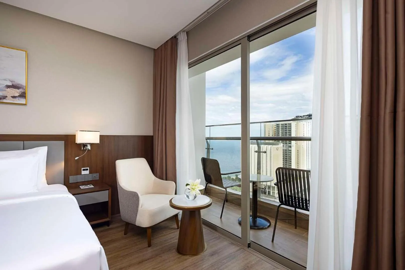 View (from property/room), Bed in Annova Nha Trang Hotel