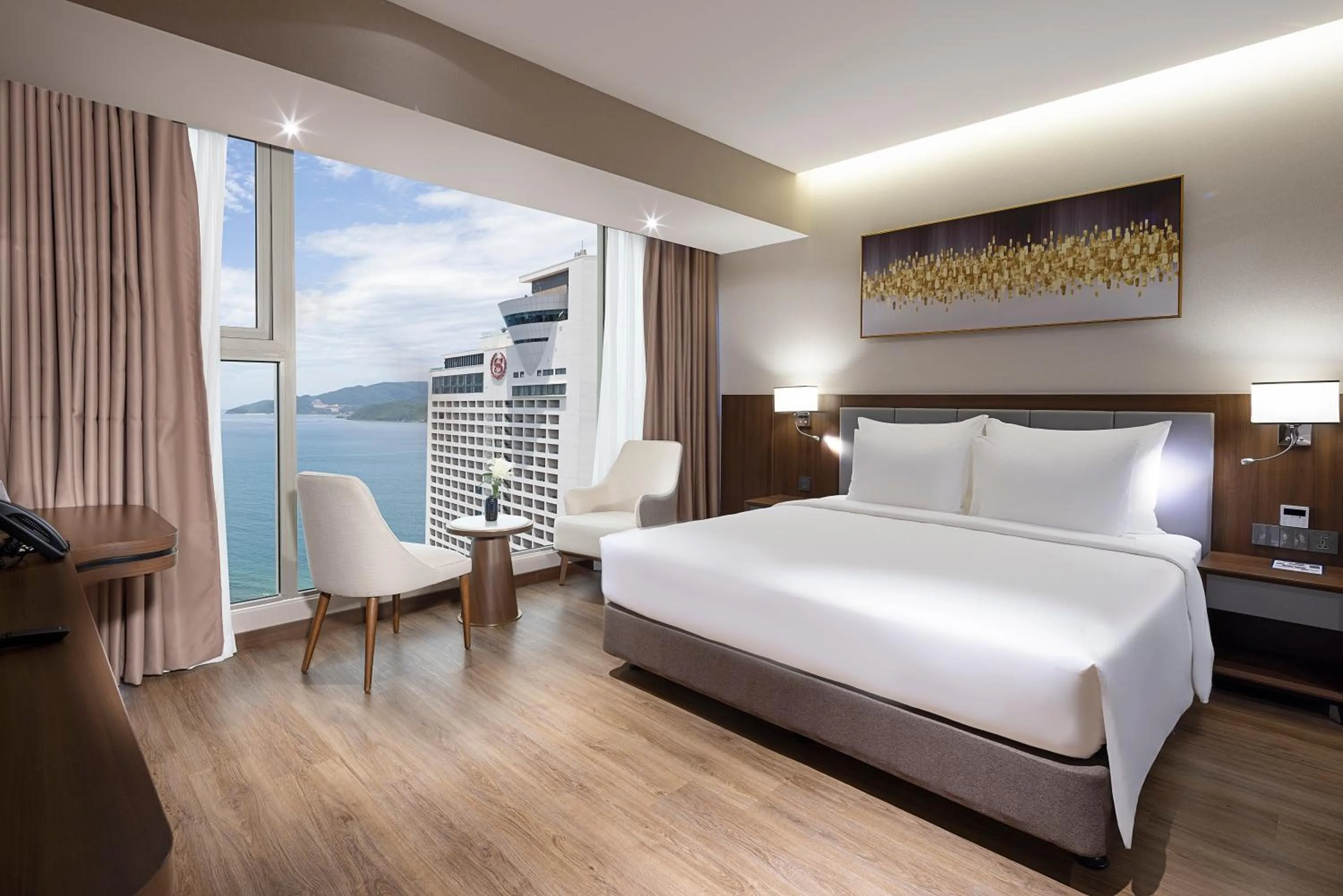 Bed in Annova Nha Trang Hotel