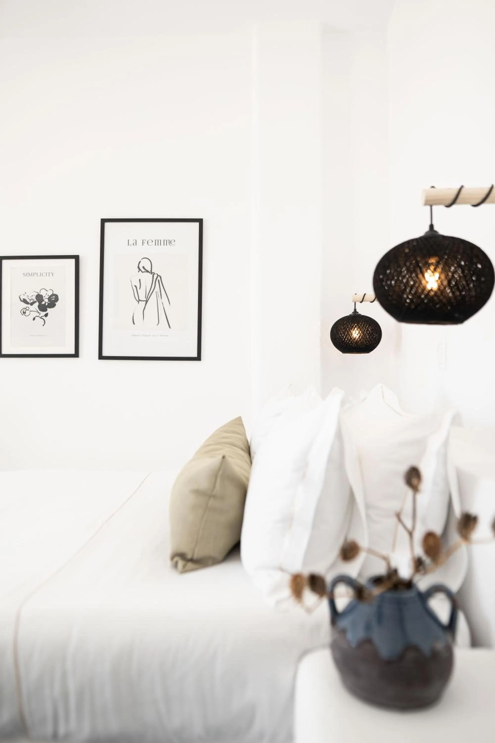 Bedroom, Bed in La Roka, Cliffside Memories