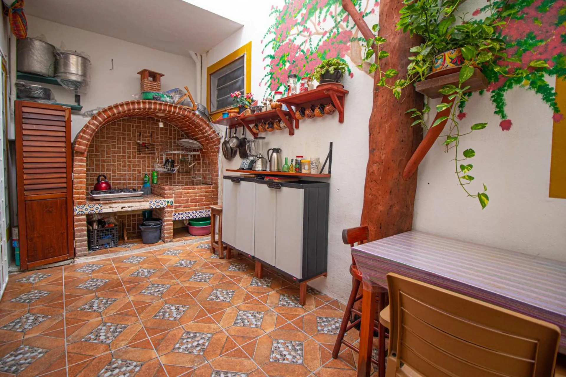 Kitchen or kitchenette in La Casa Del Almendro