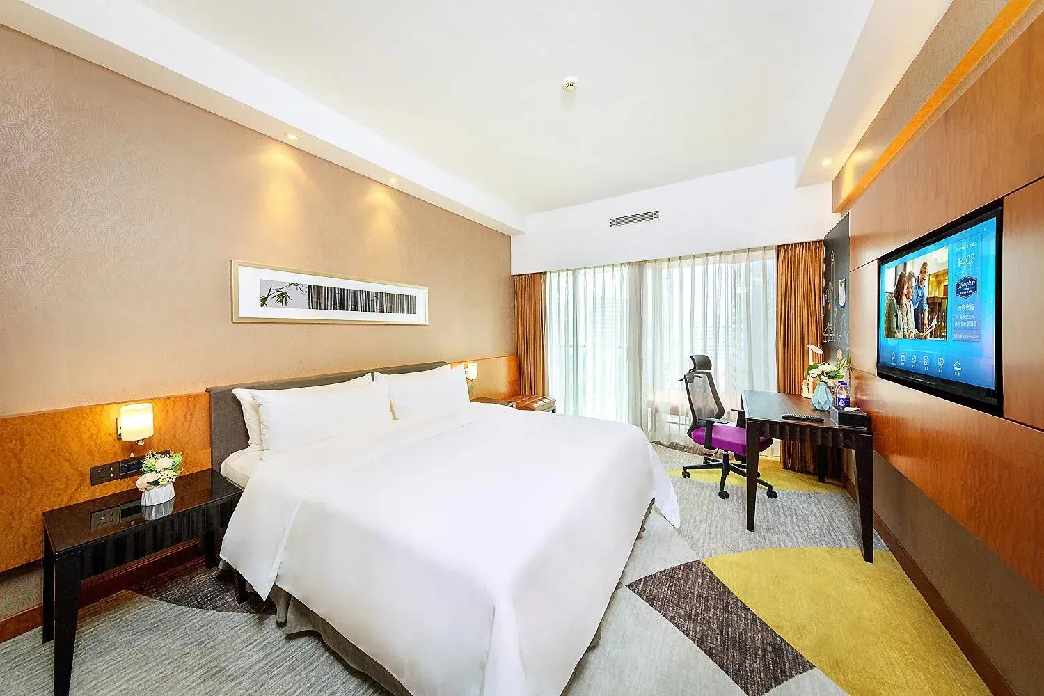 Deluxe Double Room in Hampton by Hilton Zhuhai Gongbei Port Deluxe Double Room in Hampton by Hilton Zhuhai Gongbei Port