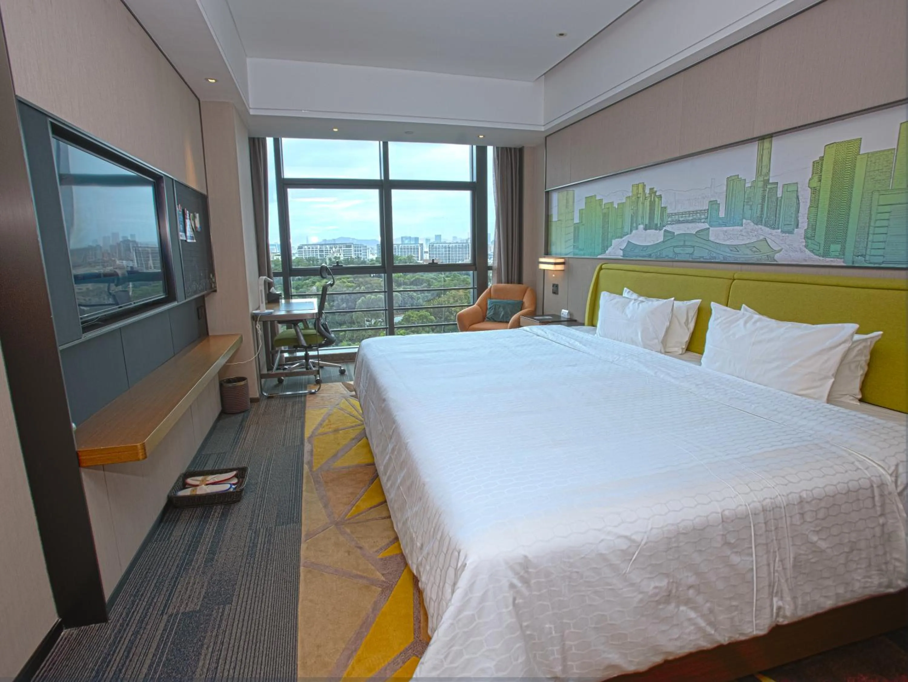 Bed in Hampton by Hilton Shenzhen Longhua Qinghu