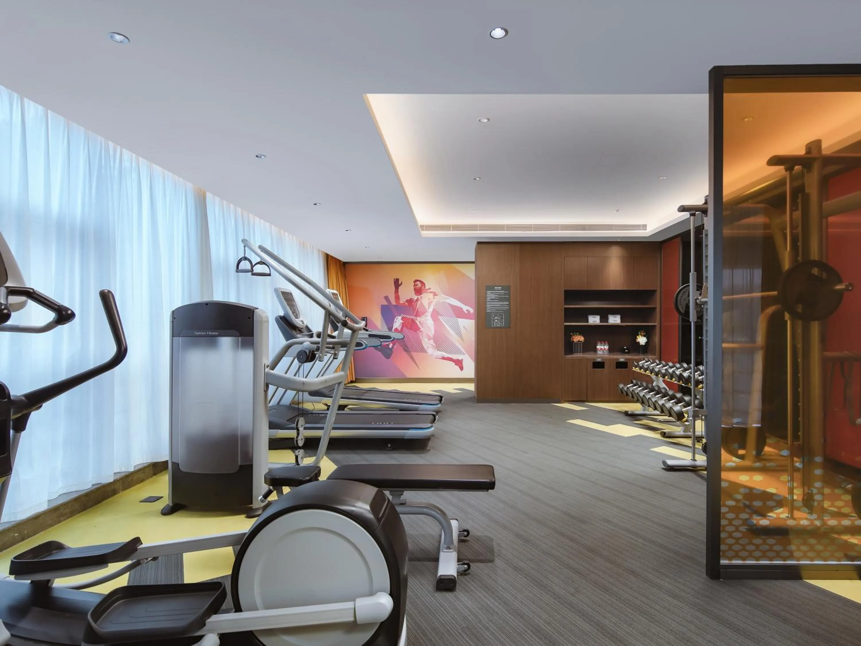 Fitness centre/facilities in Hampton by Hilton Shenzhen Longhua Qinghu