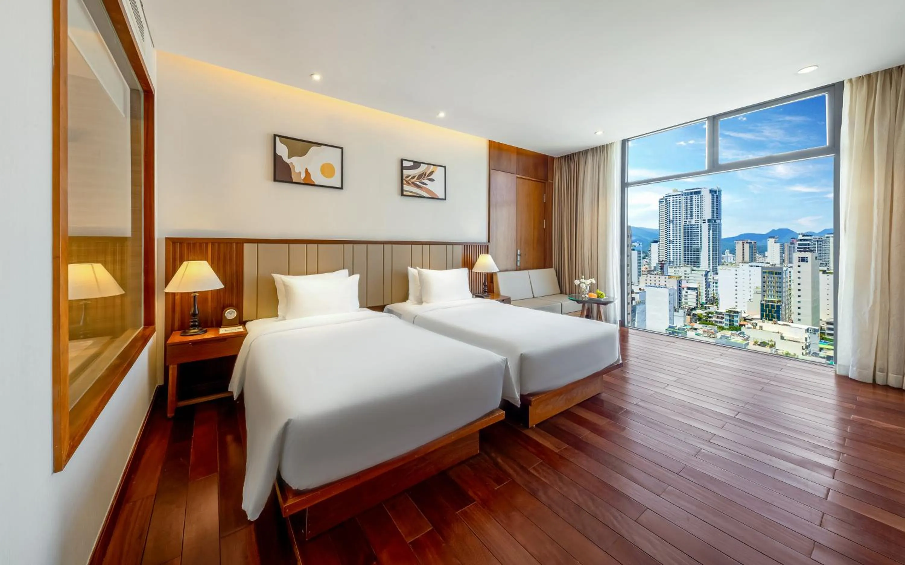 Bed in Green Beach Hotel Nha Trang