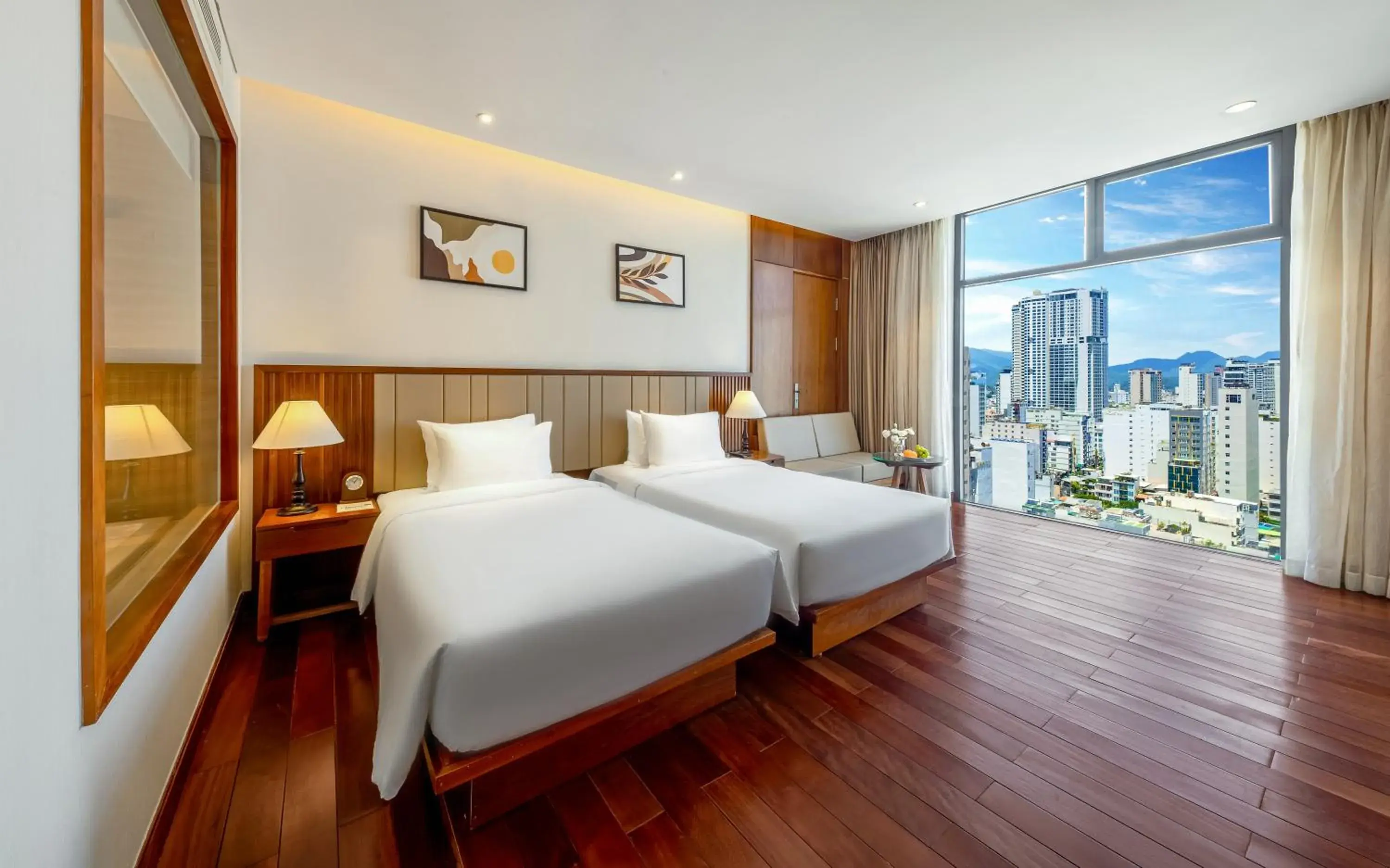 Bed in Green Beach Hotel Nha Trang Bed in Green Beach Hotel Nha Trang