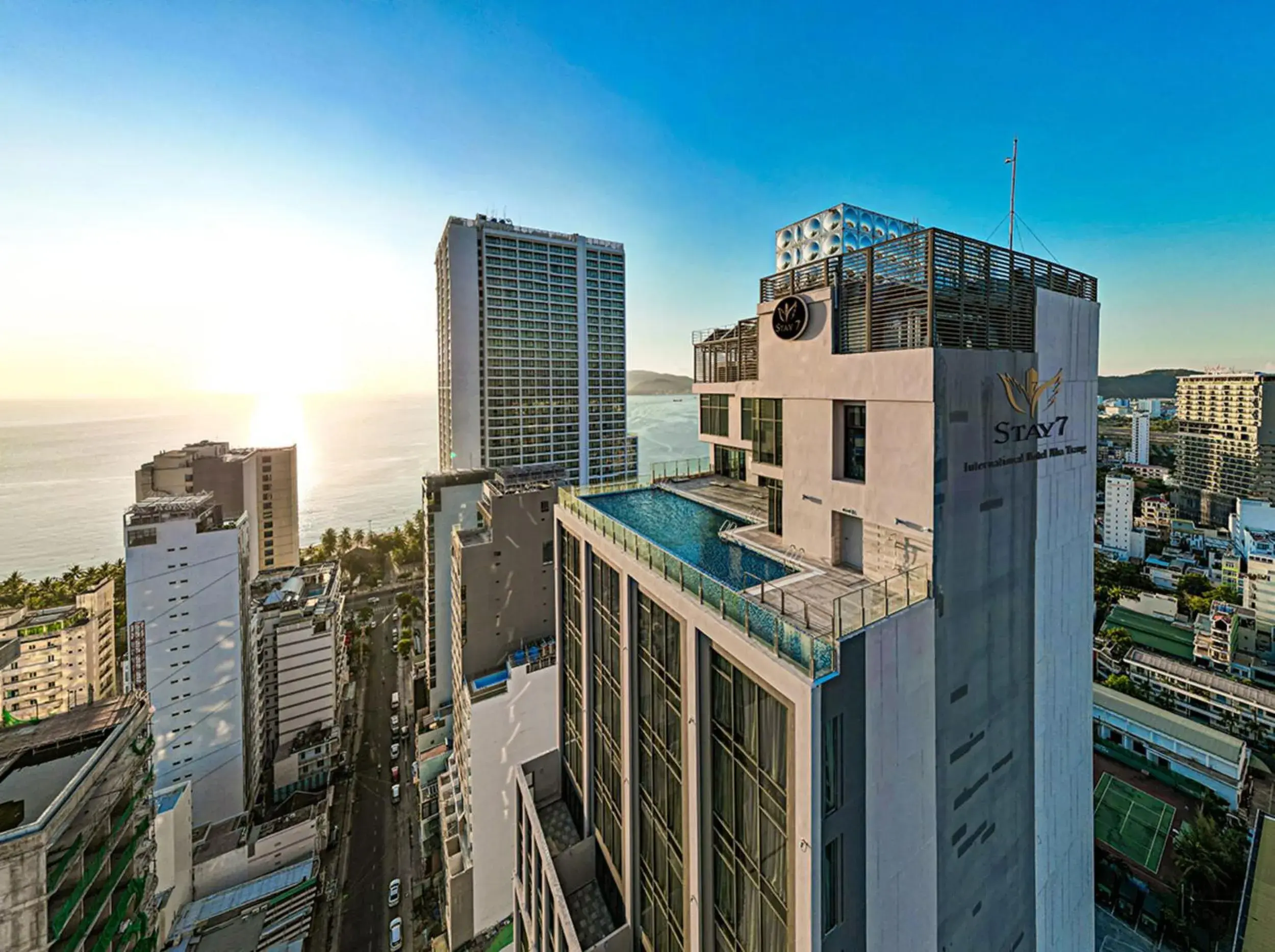 Property building in Green Beach Hotel Nha Trang Property building in Green Beach Hotel Nha Trang