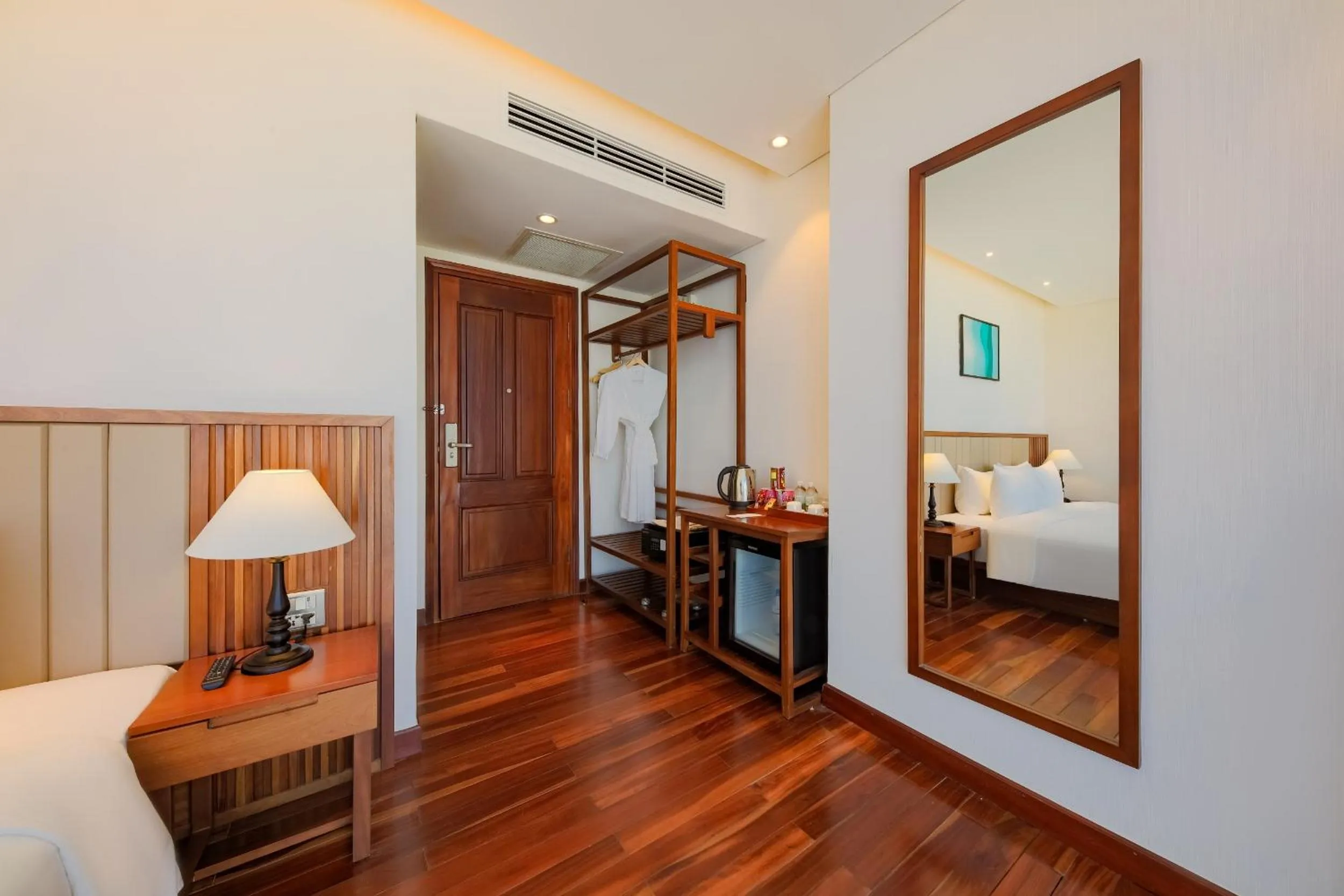 air conditioner, Bed in Green Beach Hotel Nha Trang