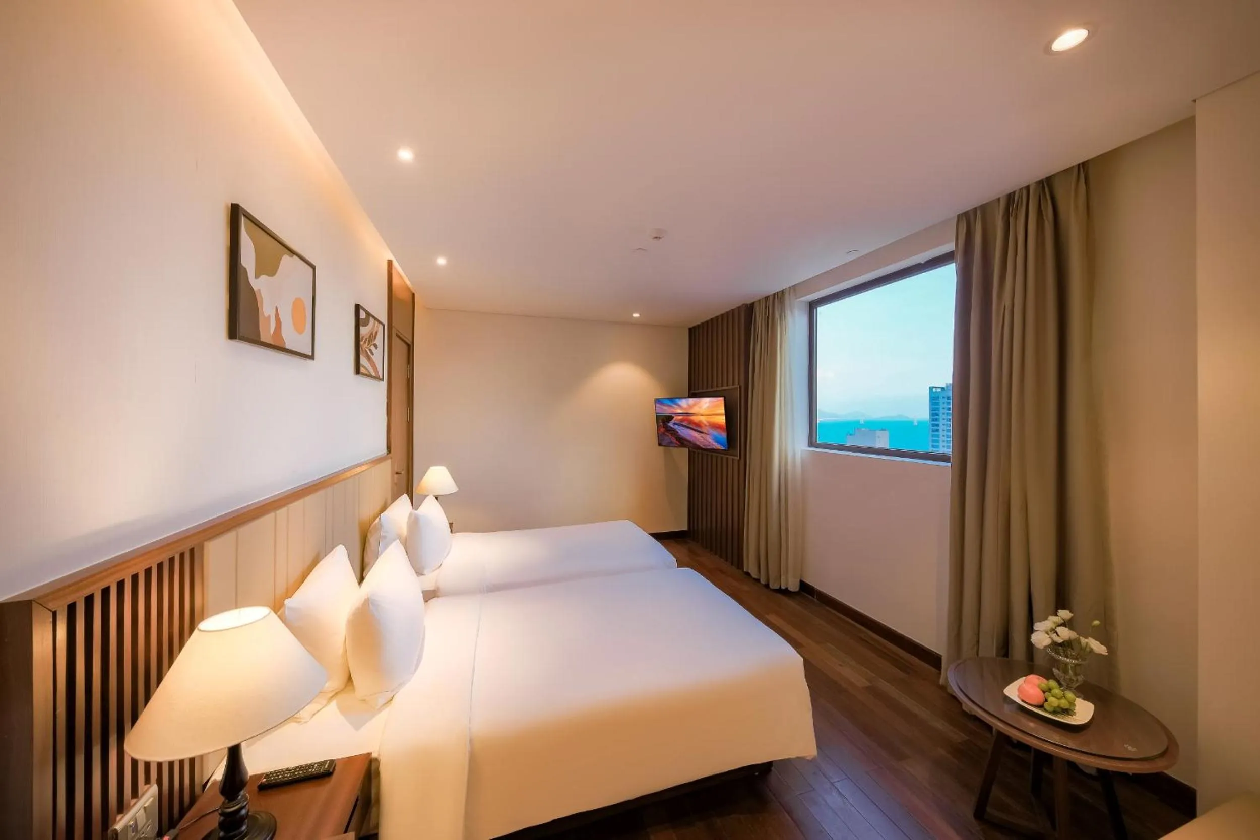 Bed in Green Beach Hotel Nha Trang