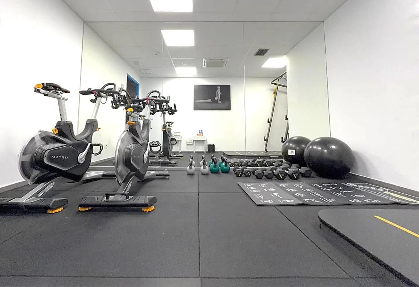 Fitness centre/facilities in Hotel Zentral Castellana Norte