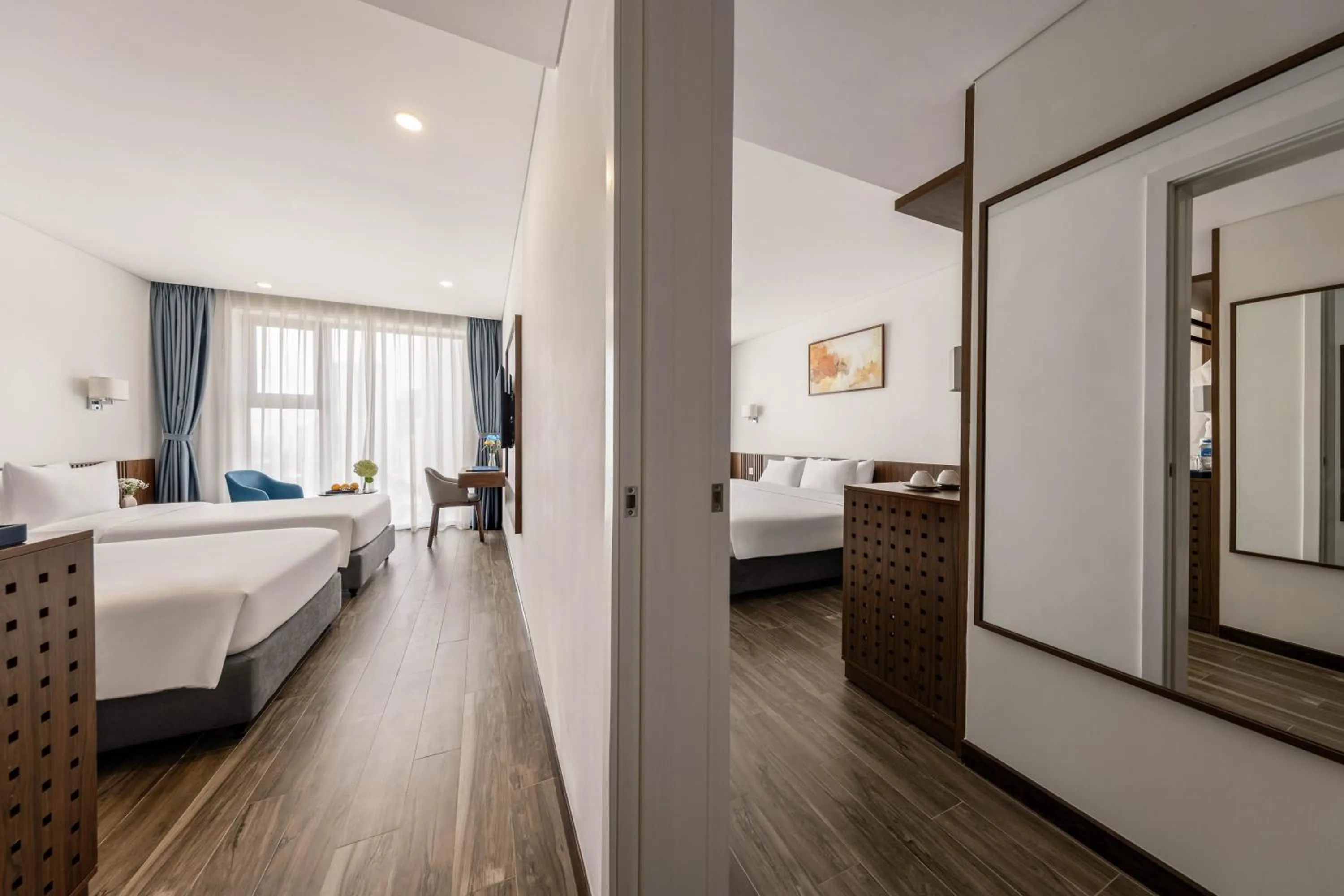 Family, Bed in Mangata Beachfront Hotel - Rooftop Bar Sea View