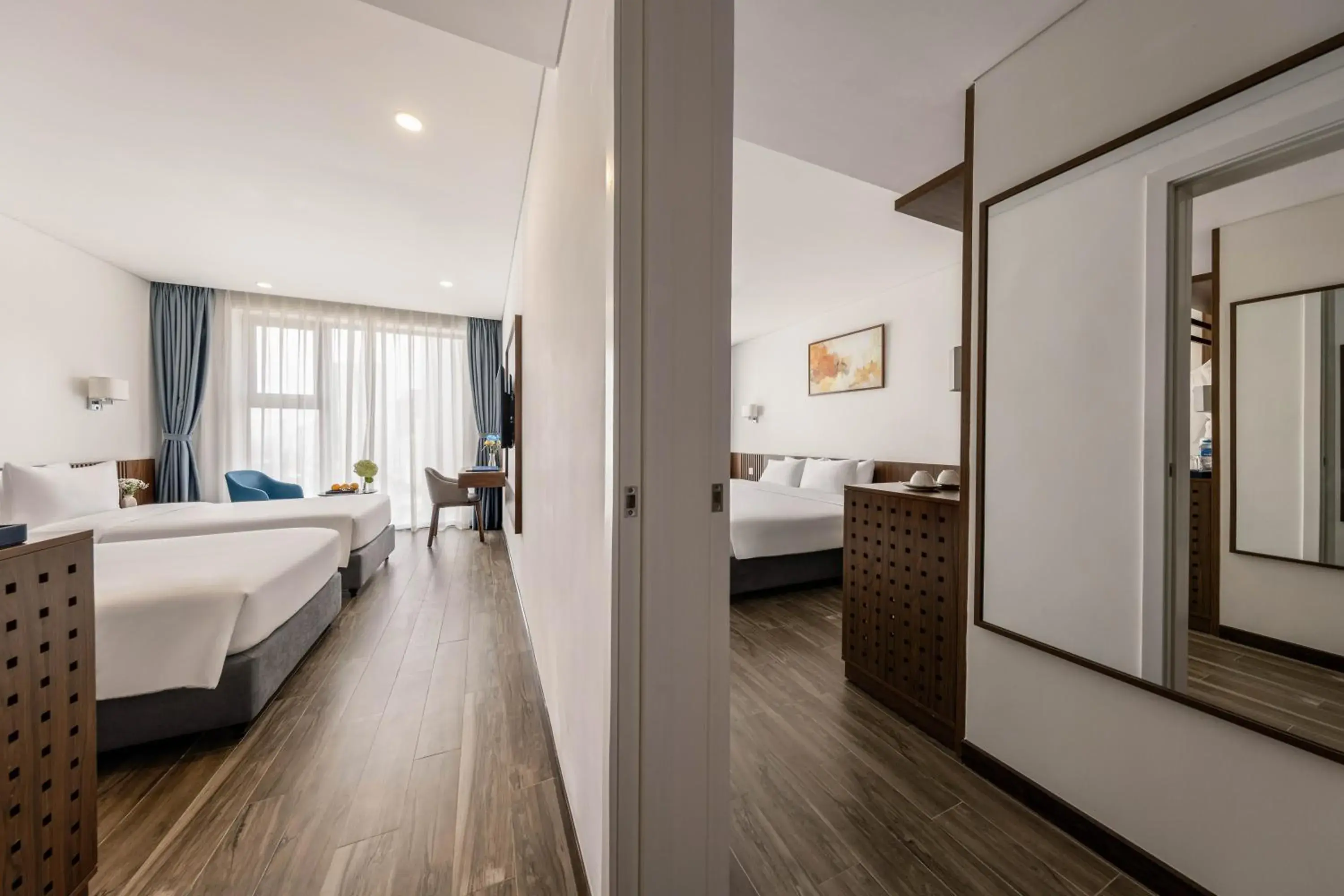 Family, Bed in Mangata Beachfront Hotel - Rooftop Bar Sea View Family, Bed in Mangata Beachfront Hotel - Rooftop Bar Sea View