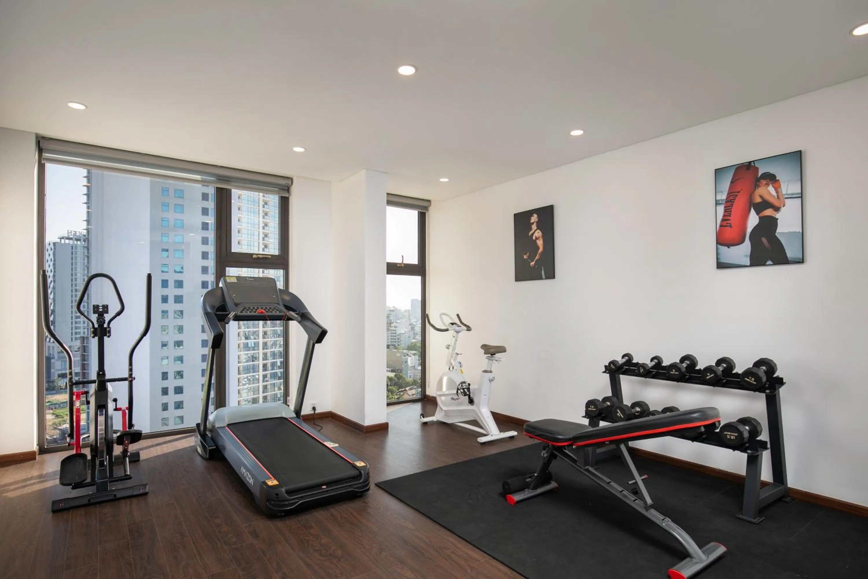 Fitness centre/facilities in Mangata Beachfront Hotel - Rooftop Bar Sea View