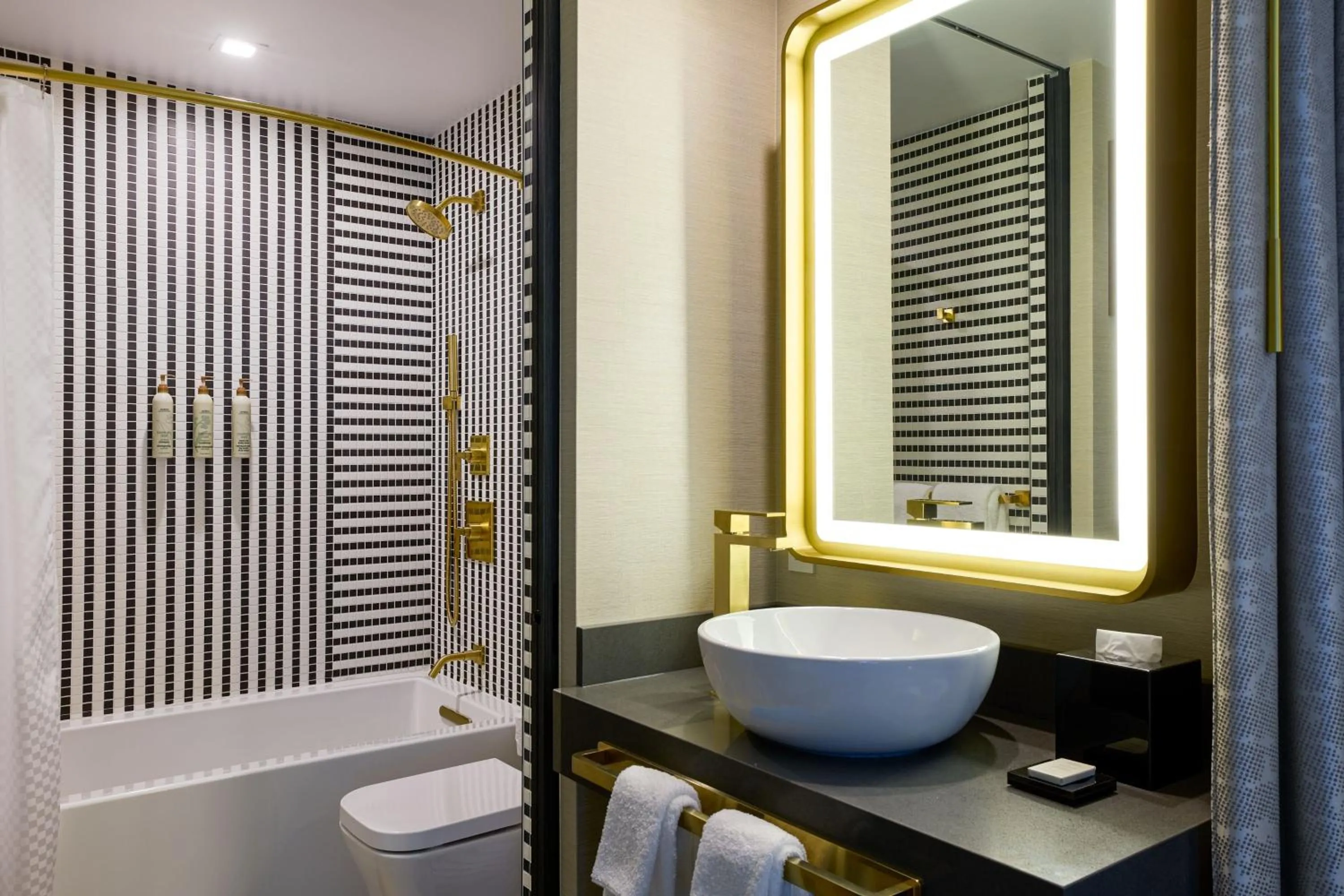 Bathroom in Renaissance New York Harlem Hotel