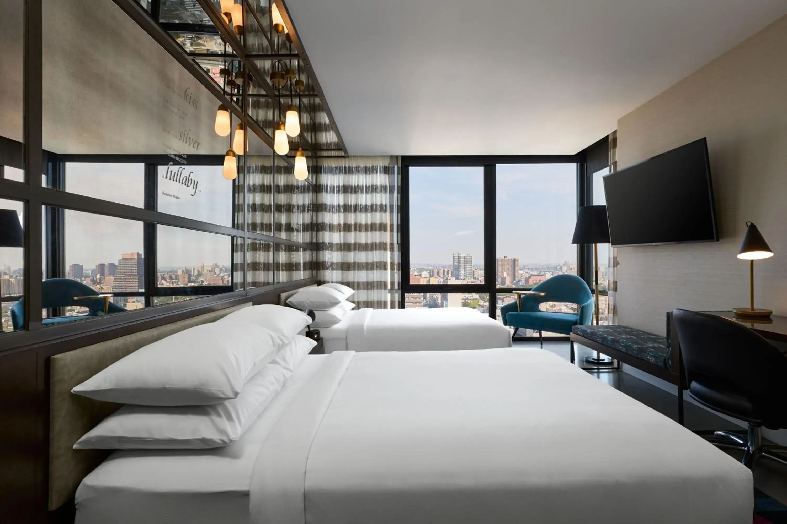 Queen Room with Two Queen Beds in Renaissance New York Harlem Hotel Queen Room with Two Queen Beds in Renaissance New York Harlem Hotel