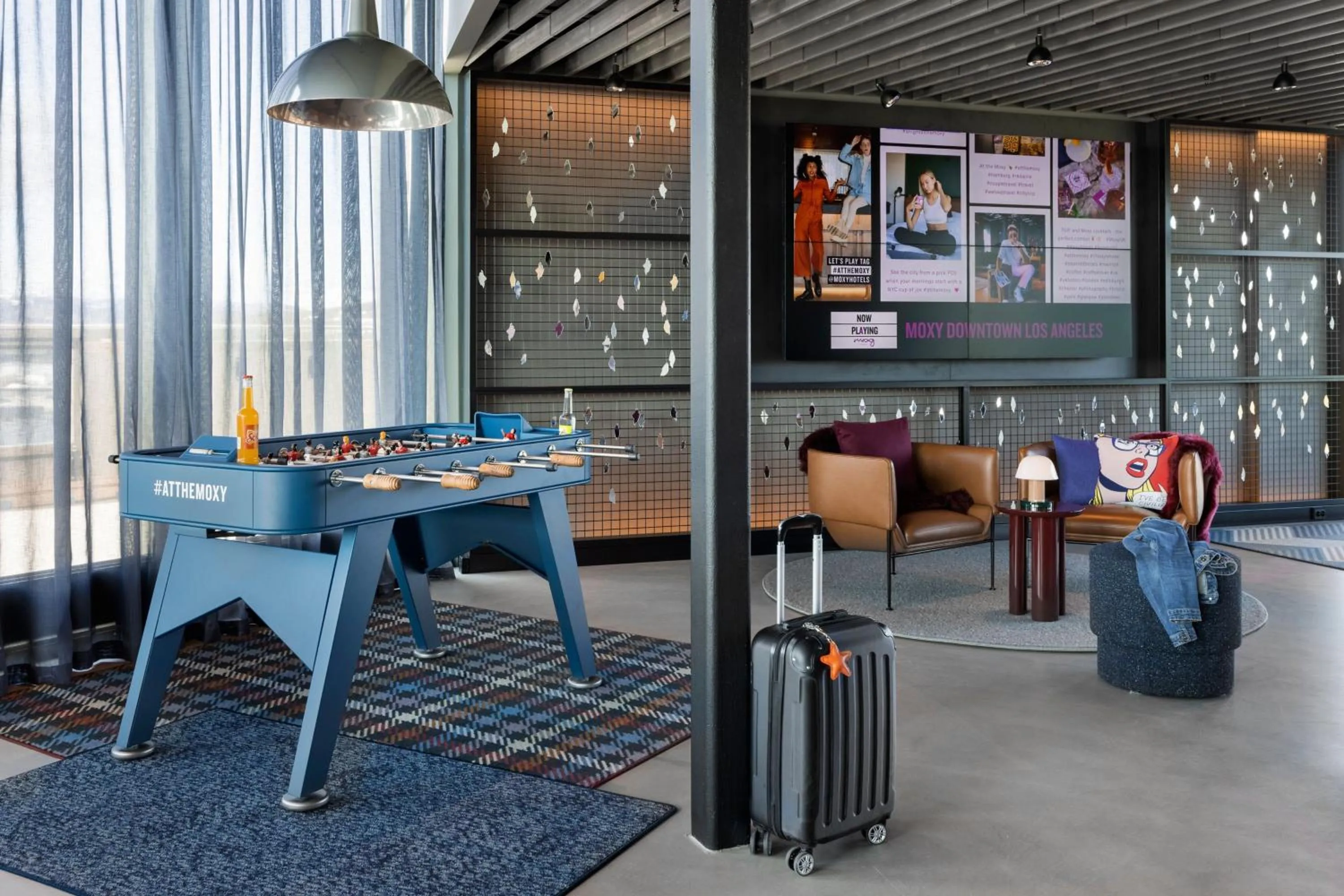 Lobby or reception in Moxy Tromso
