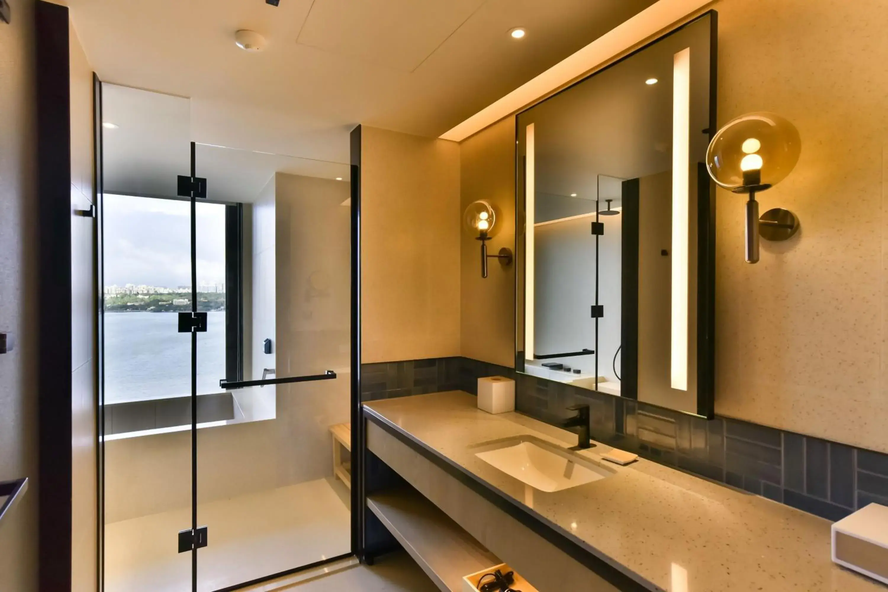 Bathroom in Four Points by Sheraton Taipei Bali