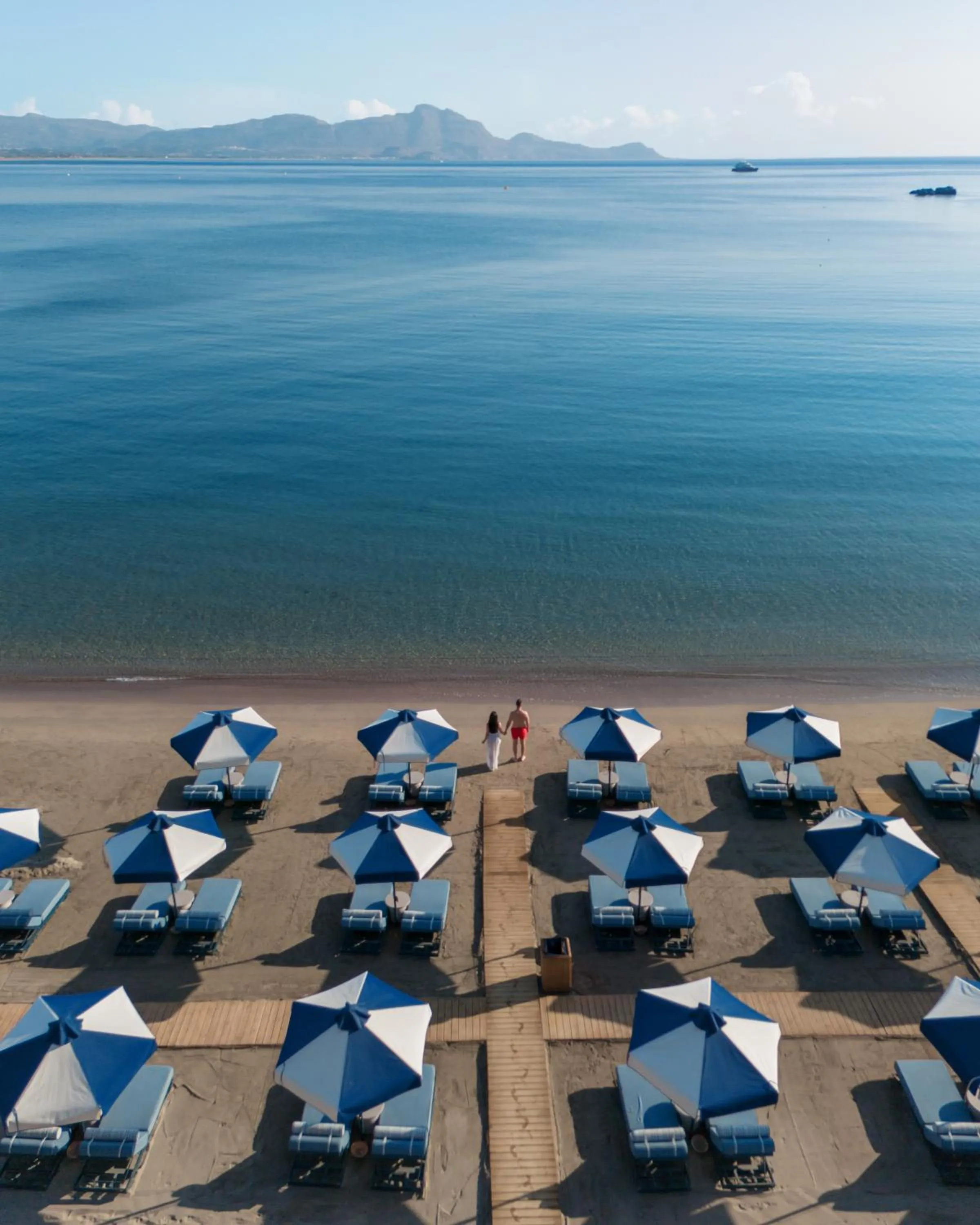 Beach in Lindos Blu Luxury Hotel-Adults only