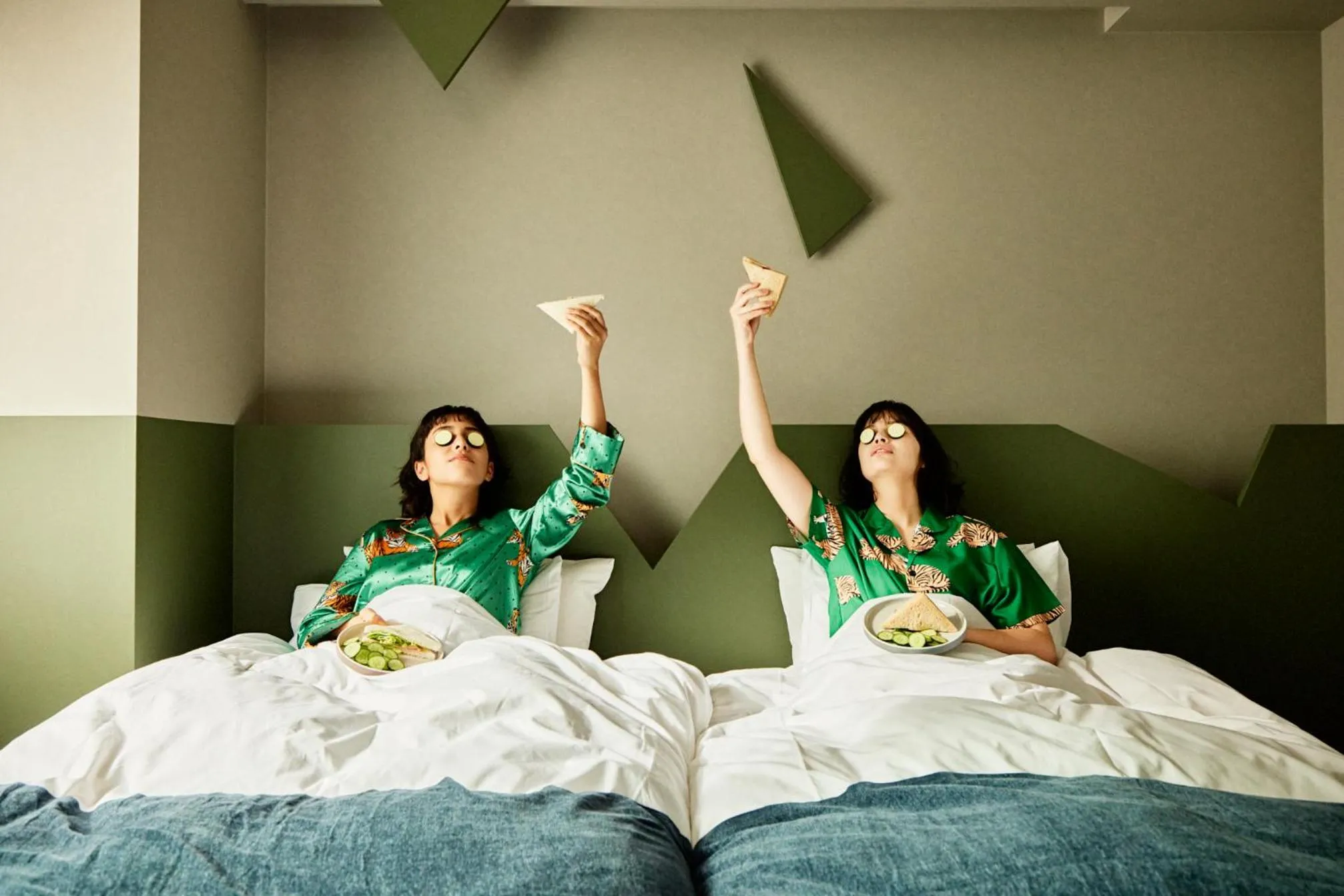 People, Bed in Section L Kuramae - Asakusa