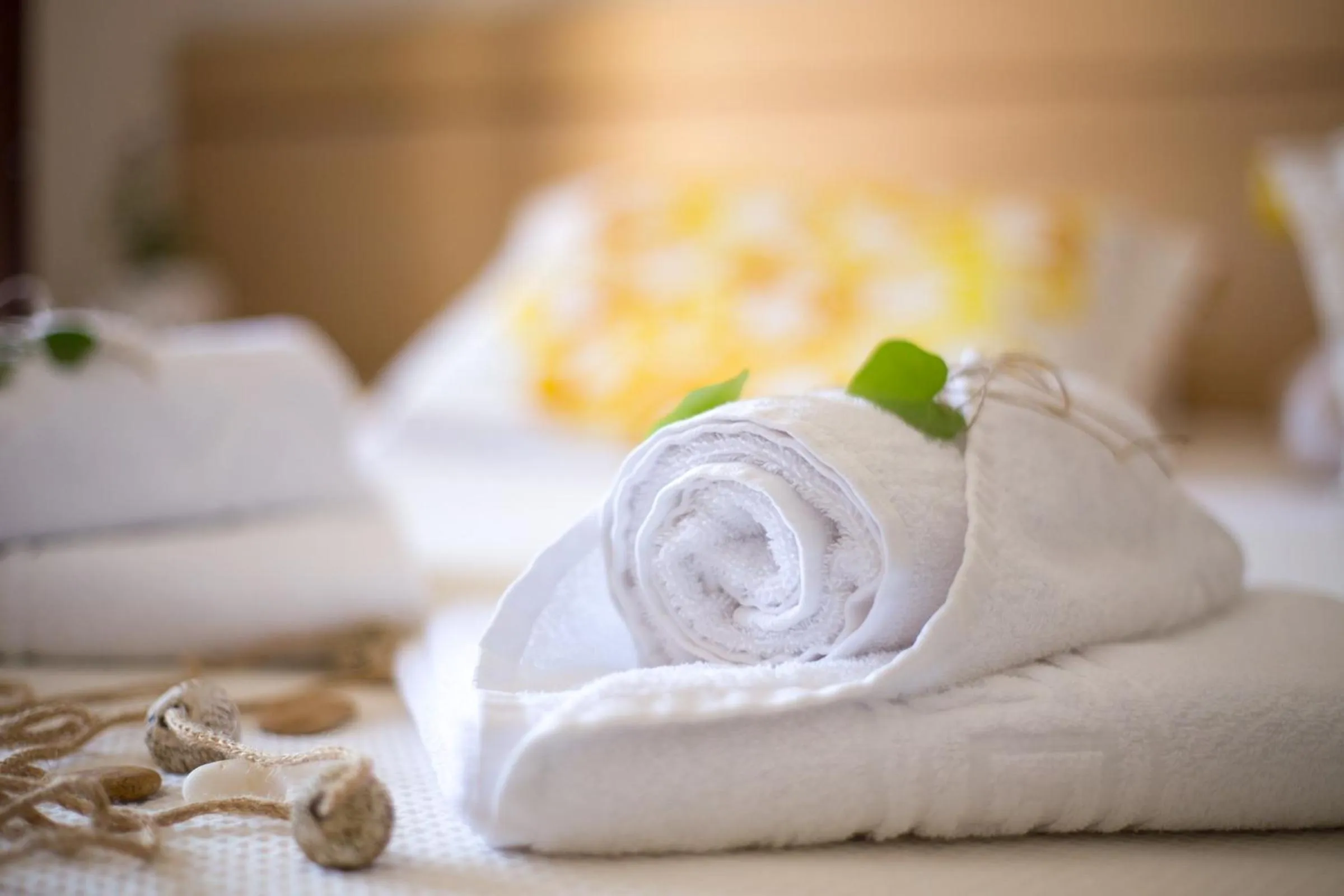 Decorative detail, Bed in Meteora Hotel at Kastraki